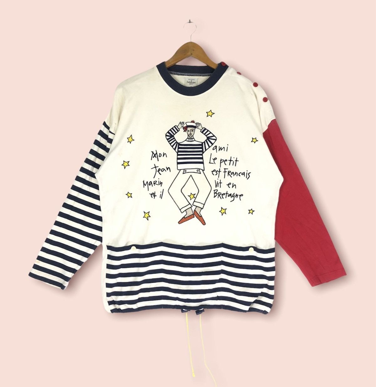 Jean Charles De Castelbajac × Vintage Pick! Jean charles de Castelbajac sport big spellout Size US L / EU 52-54 / 3 - 1 Thumbnail