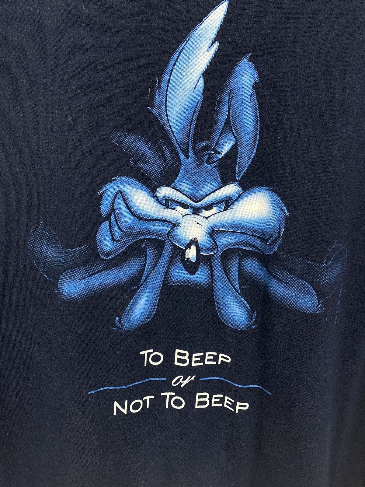 Vintage 1998 Vintage Looney Tunes "To Beep Or Not To Beep" T-Shirt Size US M / EU 48-50 / 2 - 2 Thumbnail