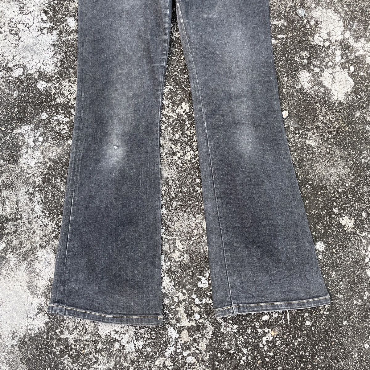 Japanese Brand Vintage Facile Bush Pants Flare Denim Jeans Size 28" / US 6 / IT 42 - 4 Thumbnail