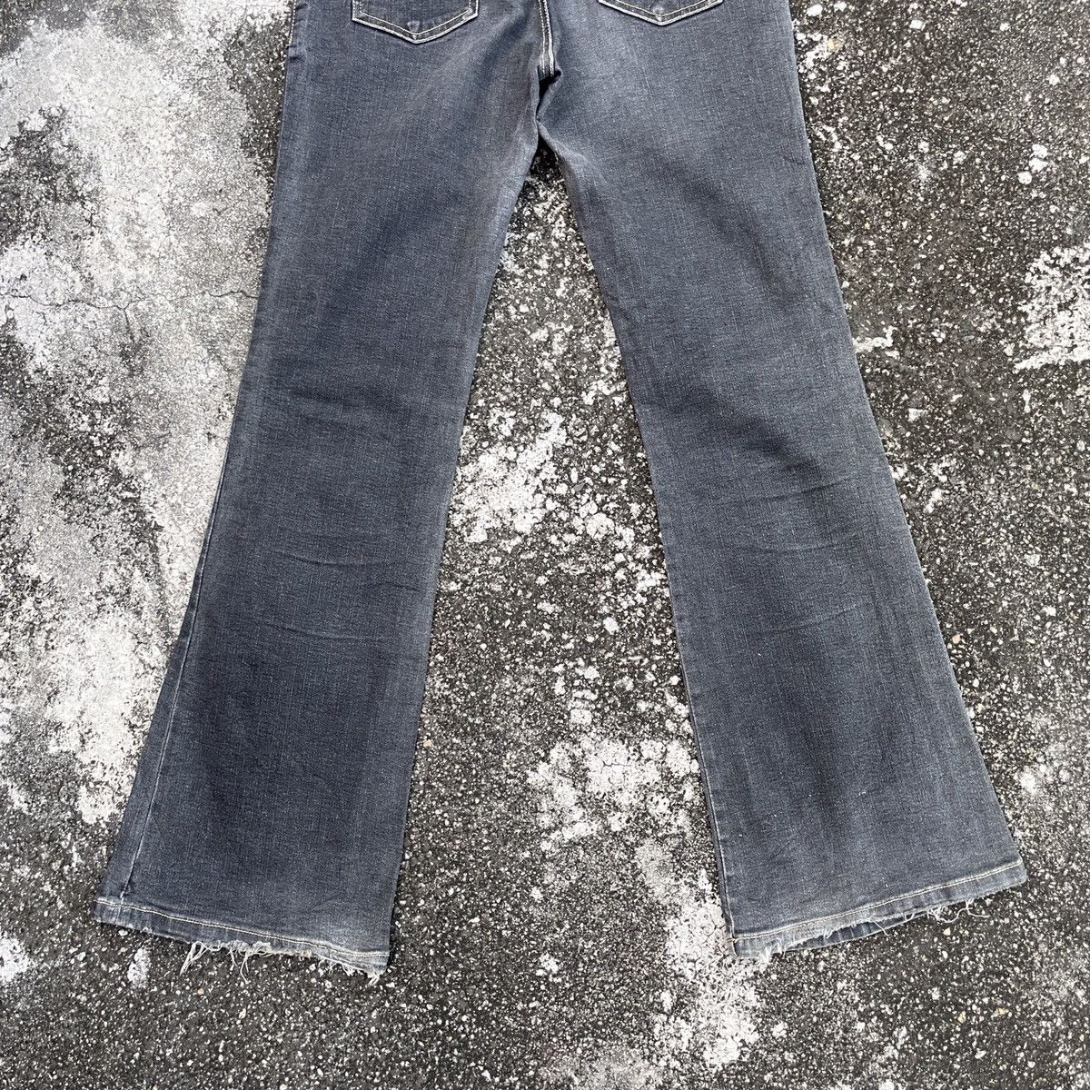 Japanese Brand Vintage Facile Bush Pants Flare Denim Jeans Size 28" / US 6 / IT 42 - 10 Thumbnail