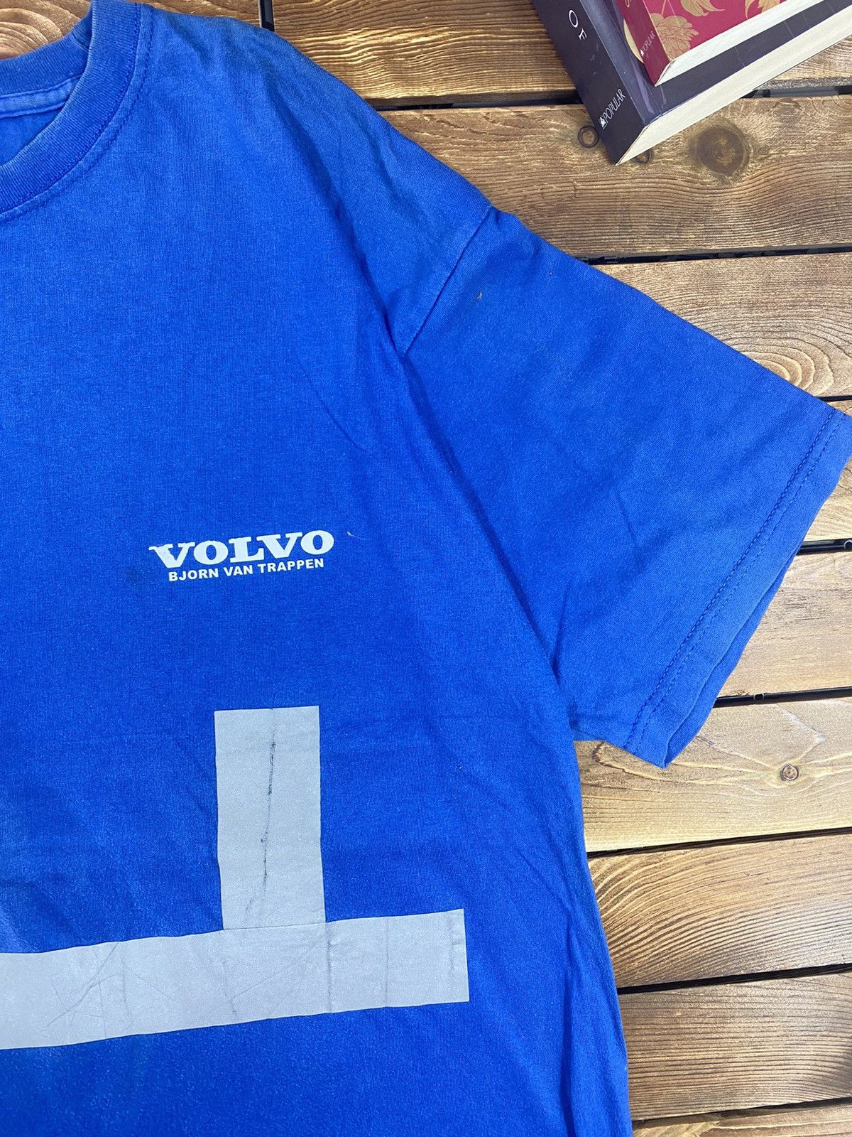 Russell Athletic × Sports Specialties × Vintage Vintage Volvo Bjorn Van Trappen Tees Size L Size US L / EU 52-54 / 3 - 4 Thumbnail