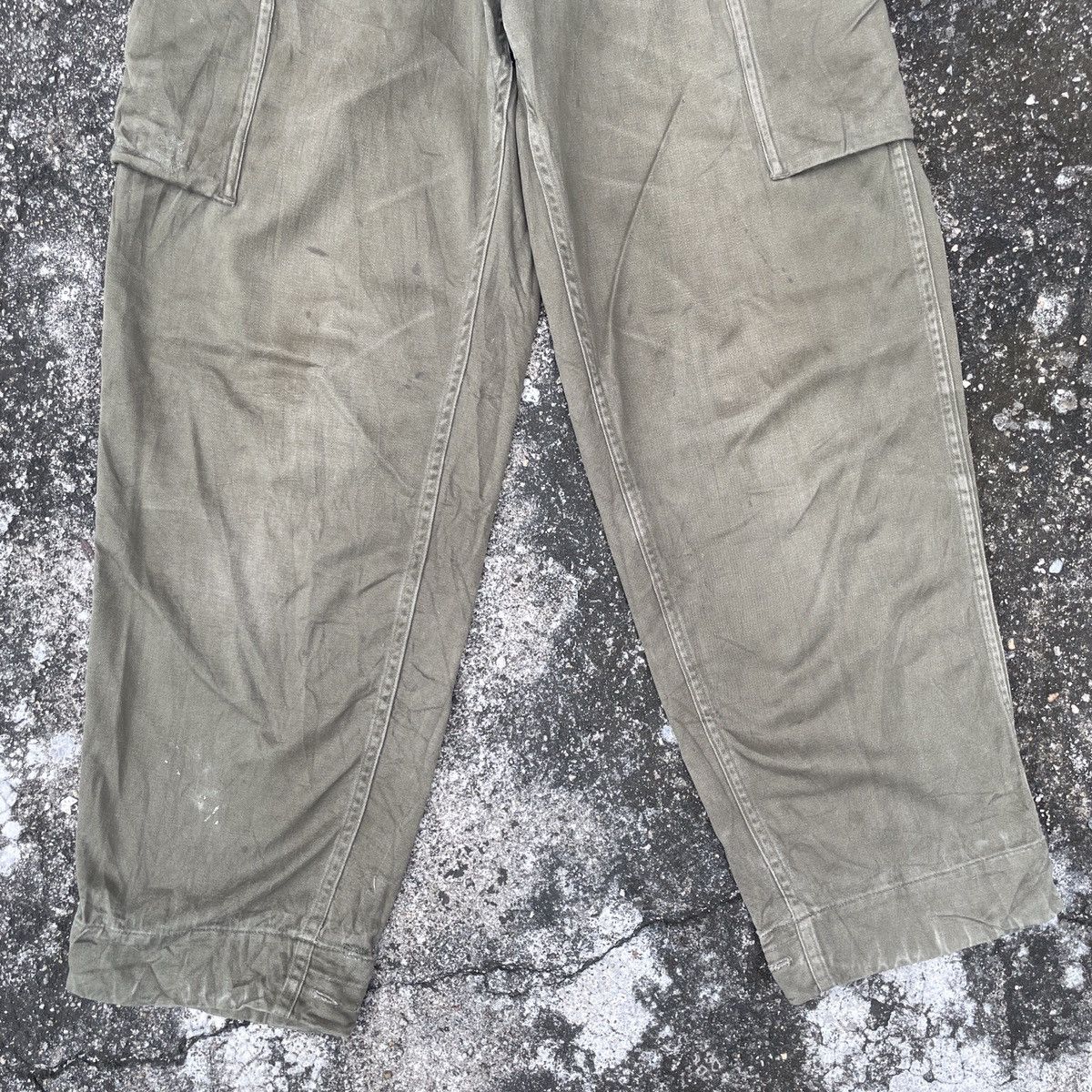 Vintage Vintage 70s Military Trousers Cargo Pants Size US 29 - 4 Thumbnail