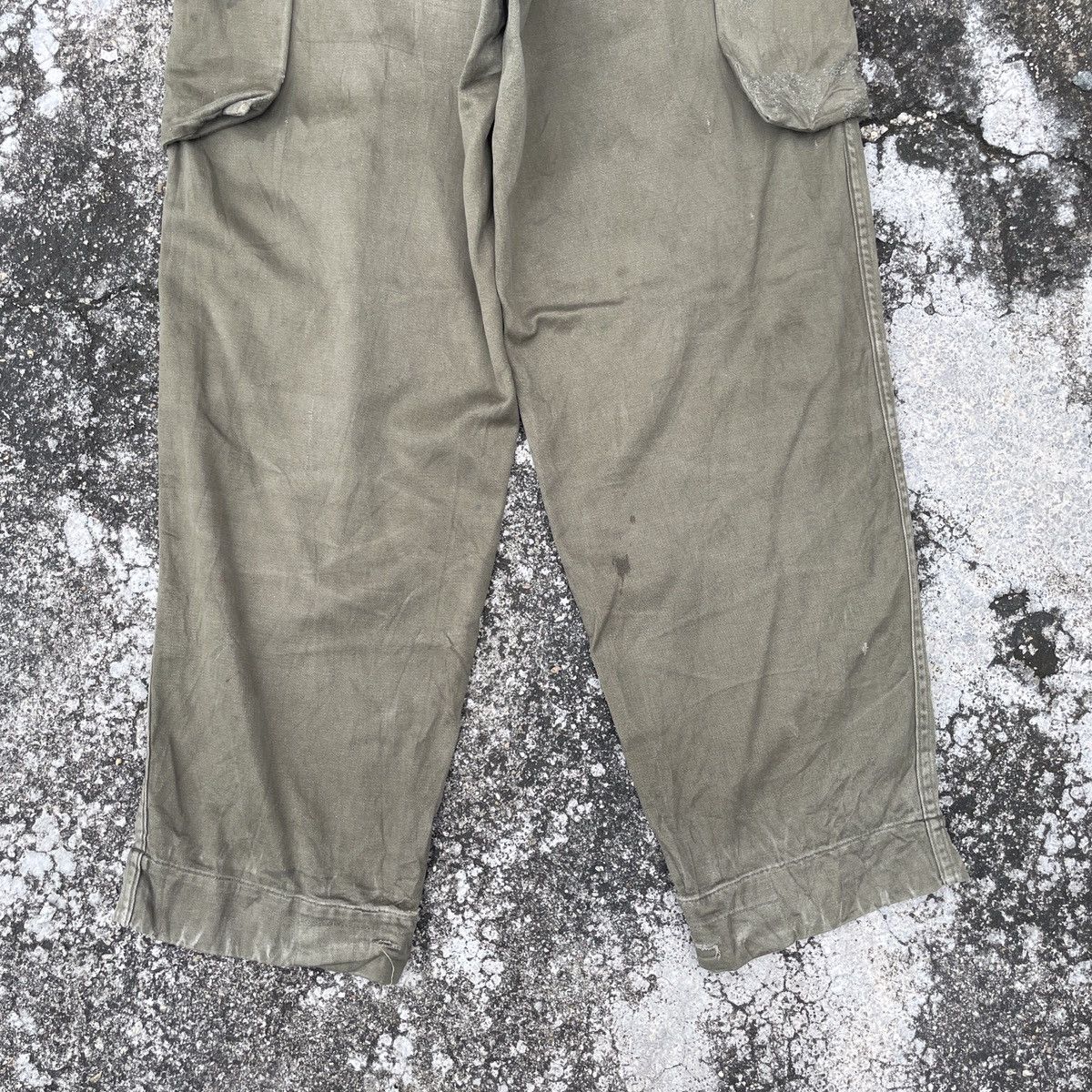 Vintage Vintage 70s Military Trousers Cargo Pants Size US 29 - 9 Thumbnail