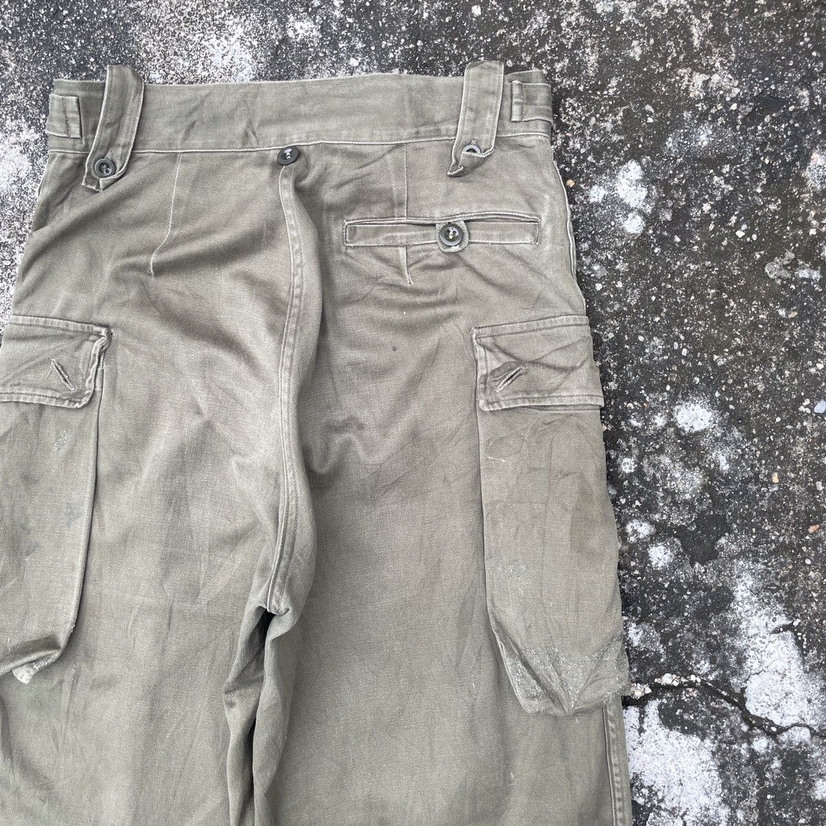 Vintage Vintage 70s Military Trousers Cargo Pants Size US 29 - 7 Thumbnail