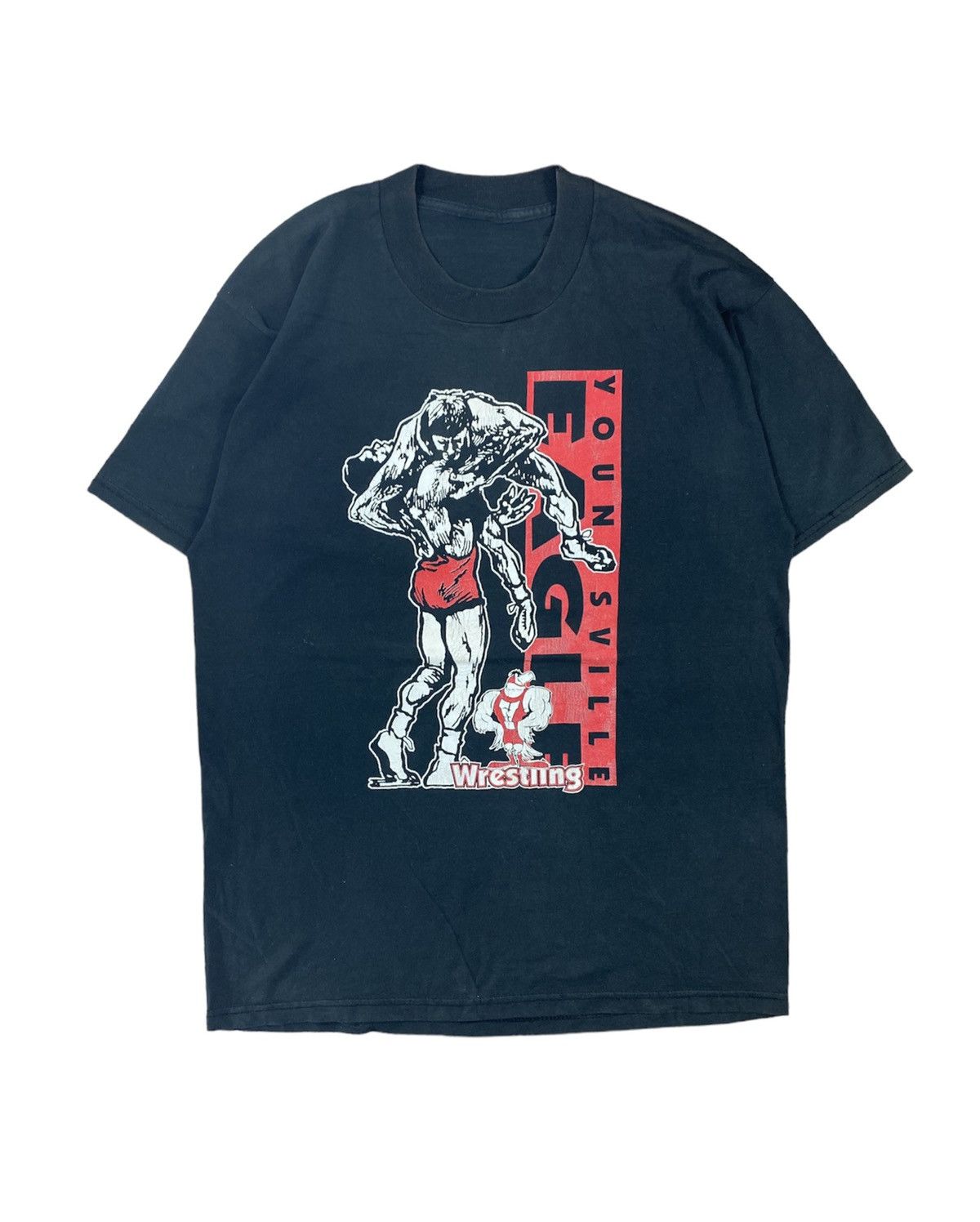 Vintage Vintage Wrestling YounSville Eagle 90s tee size L Size US L / EU 52-54 / 3 - 1 Thumbnail