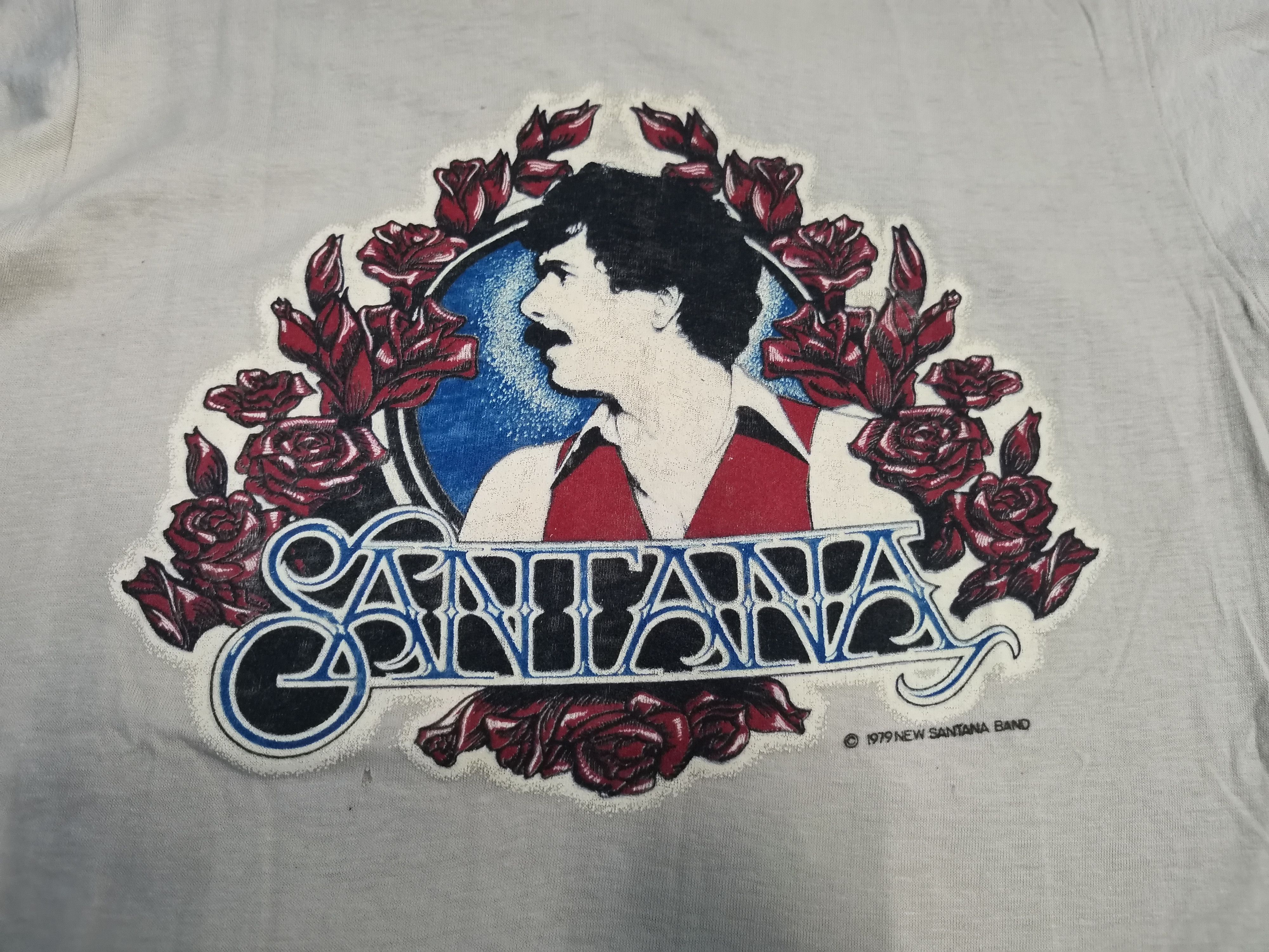 ビンテージ SANTANA Sサイズ バンドTシャツ 70's