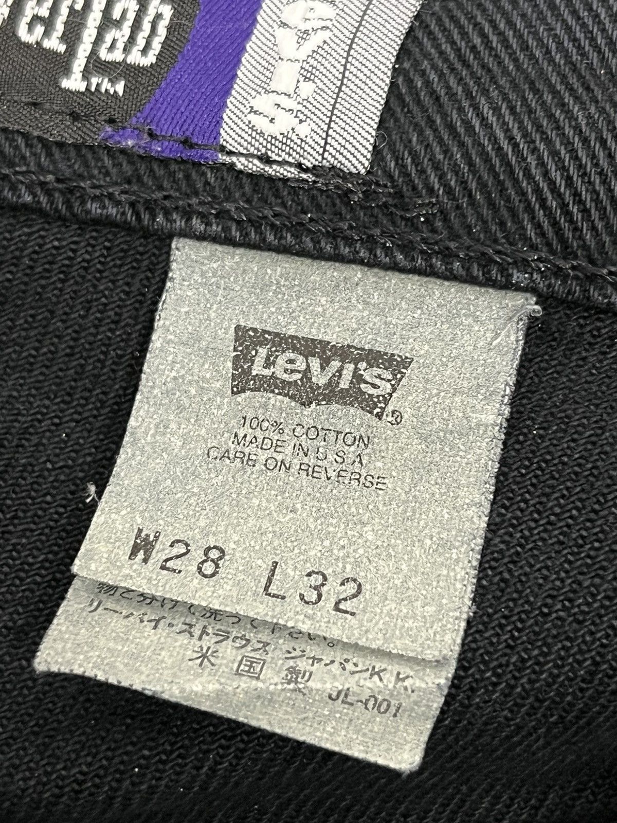 Levi's Vintage Clothing Vintage 90’s LEVI’S BAGGY SILVERTAB Blue Black Made In USA Size US 28 / EU 44 - 7 Thumbnail