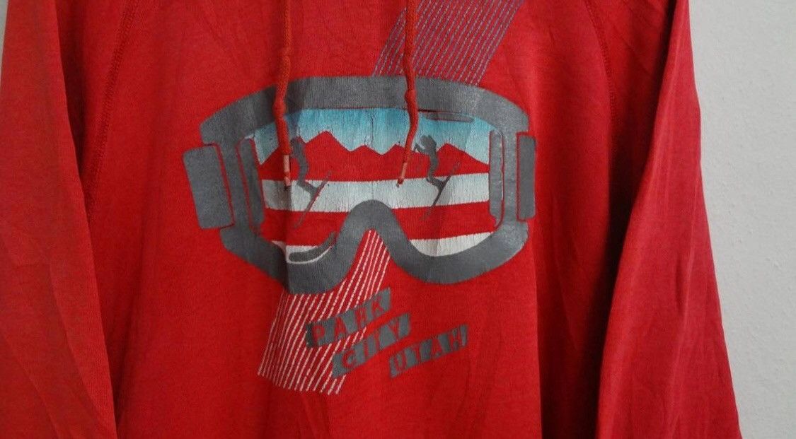 Vintage Vtg Park City Utah Winter Ski Sport Sweatshirt Hoodies Size US L / EU 52-54 / 3 - 2 Thumbnail