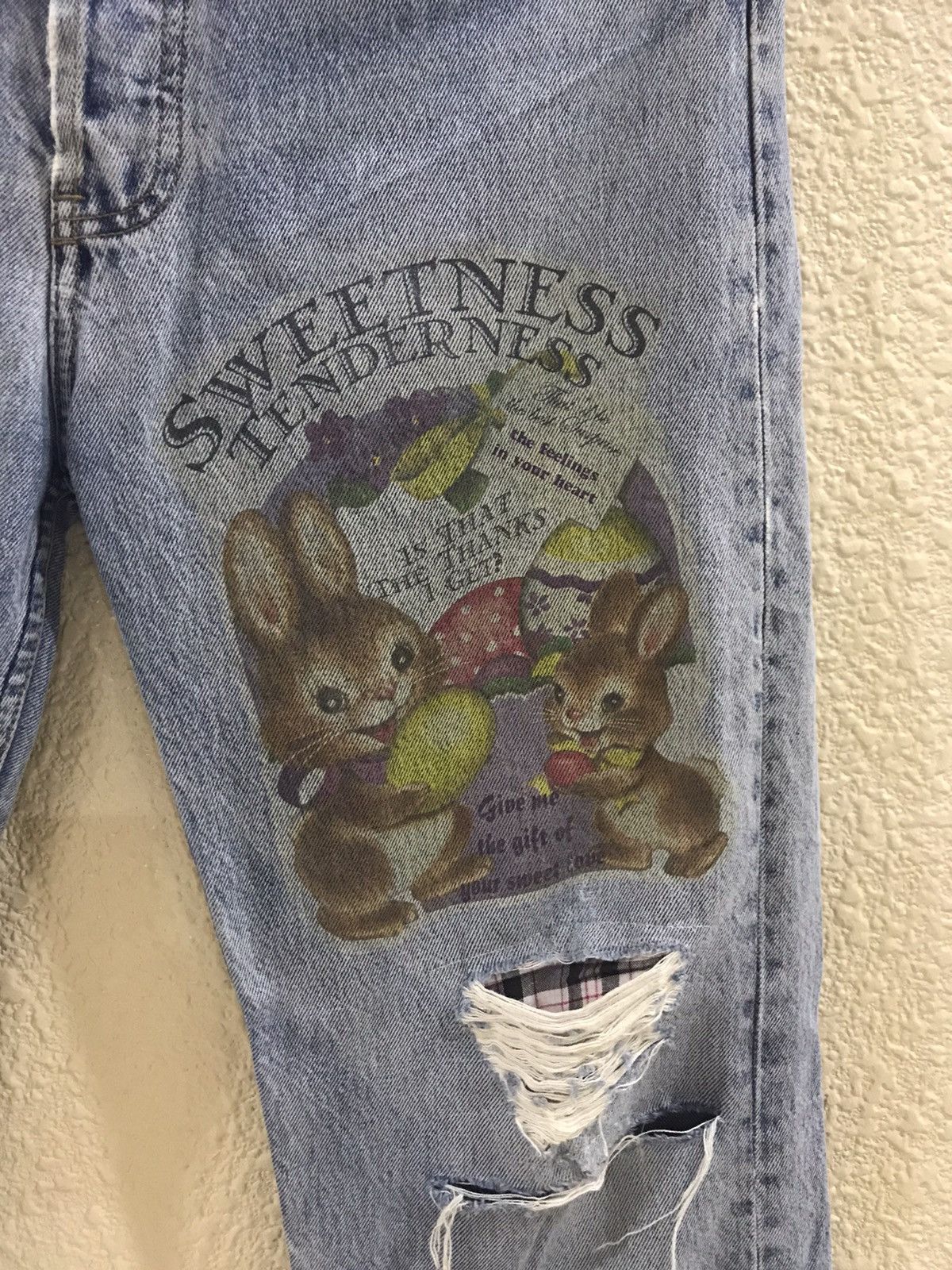 Levi's ✨Levis 501 distressed denim pants nice design Size US 32 / EU 48 - 7 Thumbnail