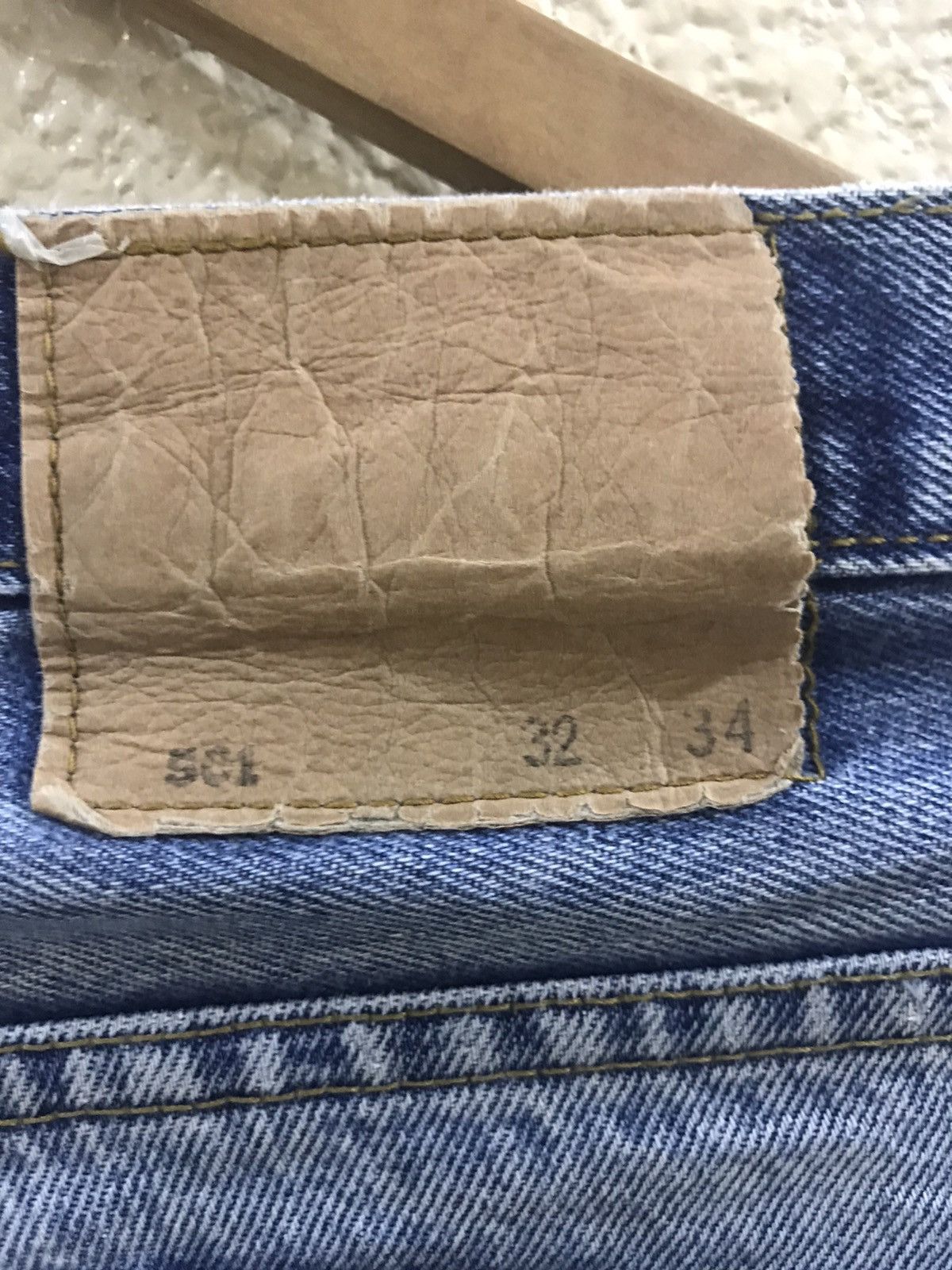 Levi's ✨Levis 501 distressed denim pants nice design Size US 32 / EU 48 - 11 Thumbnail
