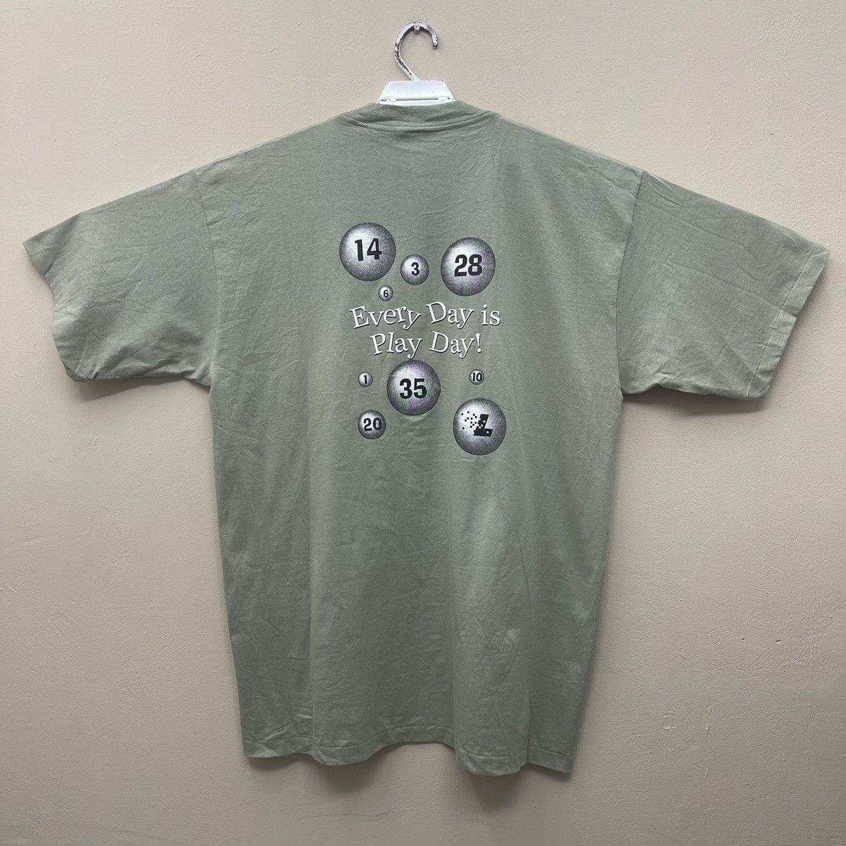 Vintage Vintage 90s Missouri Lotery Every Day Is Play Day! Size US XL / EU 56 / 4 - 1 Thumbnail