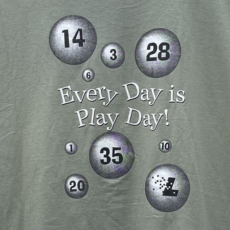 Vintage Vintage 90s Missouri Lotery Every Day Is Play Day! Size US XL / EU 56 / 4 - 2 Thumbnail