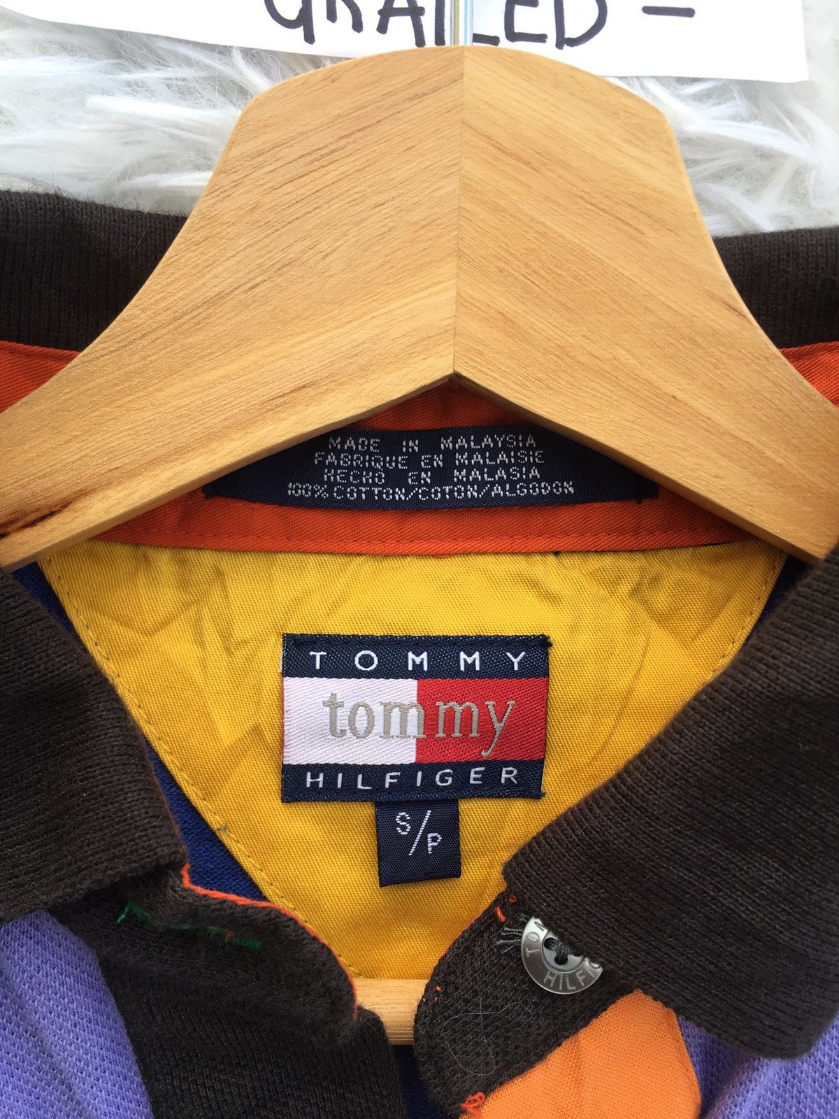 Tommy Hilfiger Rare Tommy Hilfiger Polo Shirt in Multicolor Size US M / EU 48-50 / 2 - 7 Thumbnail