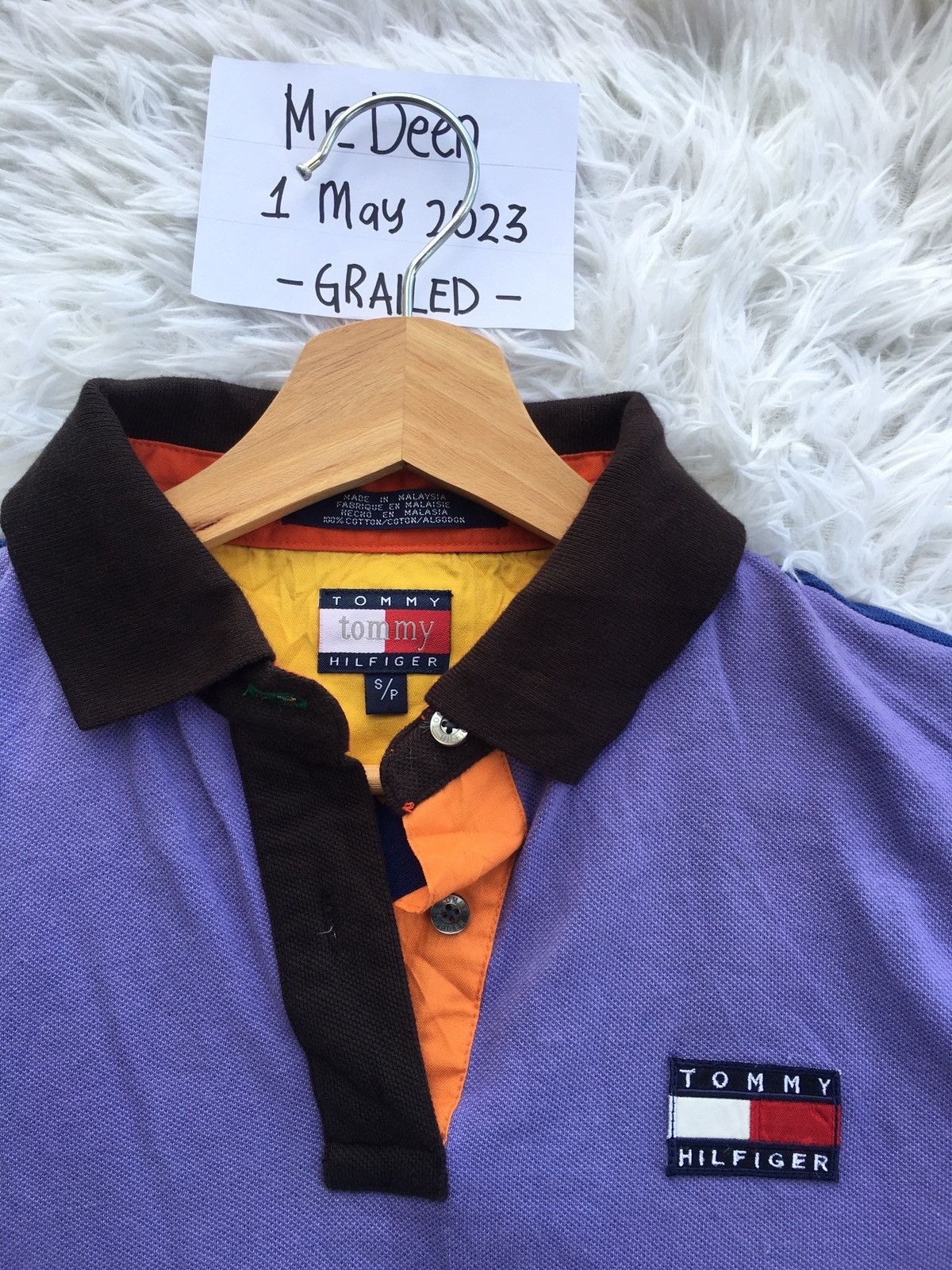 Tommy Hilfiger Rare Tommy Hilfiger Polo Shirt in Multicolor Size US M / EU 48-50 / 2 - 6 Thumbnail