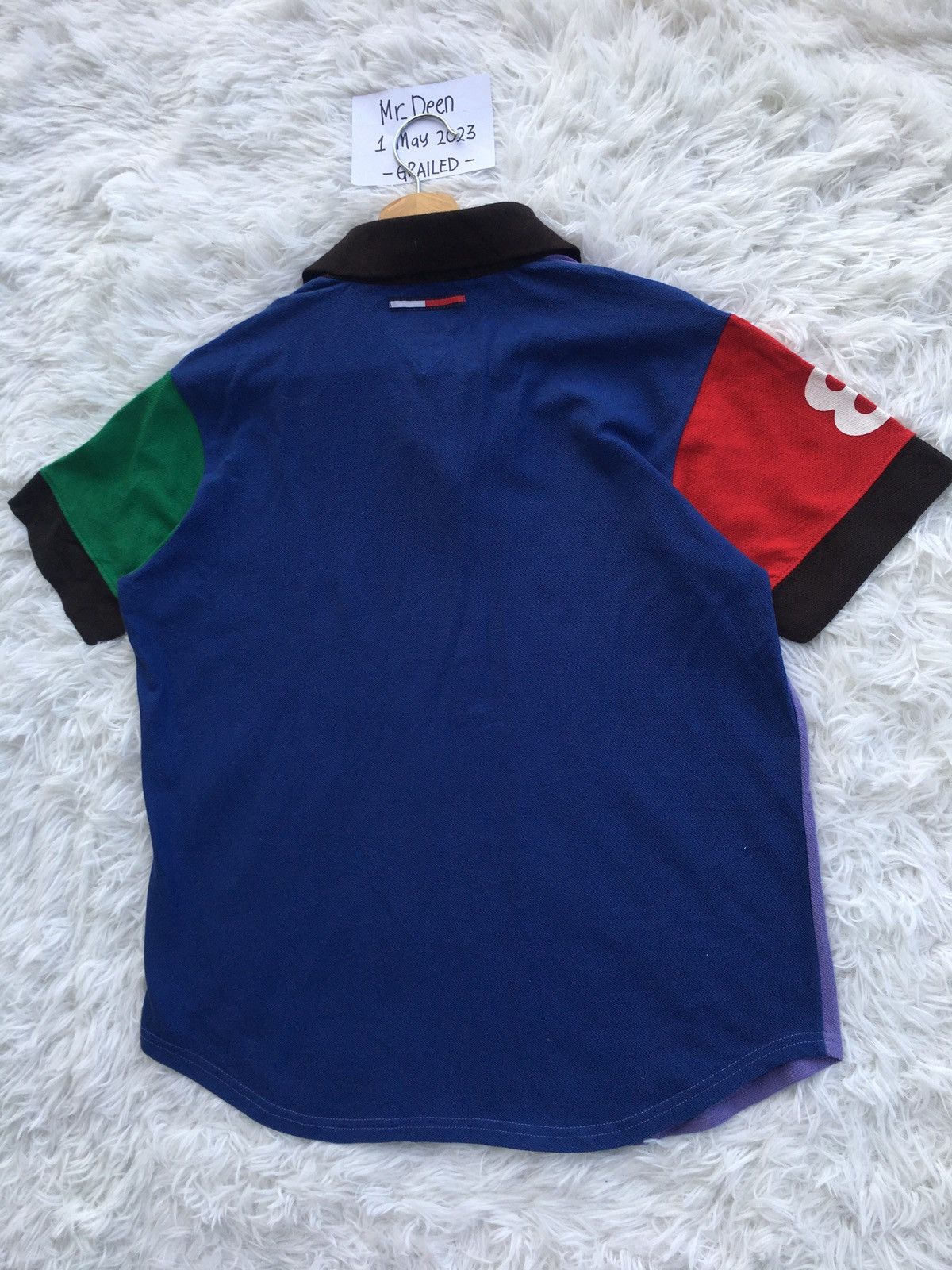 Tommy Hilfiger Rare Tommy Hilfiger Polo Shirt in Multicolor Size US M / EU 48-50 / 2 - 12 Thumbnail