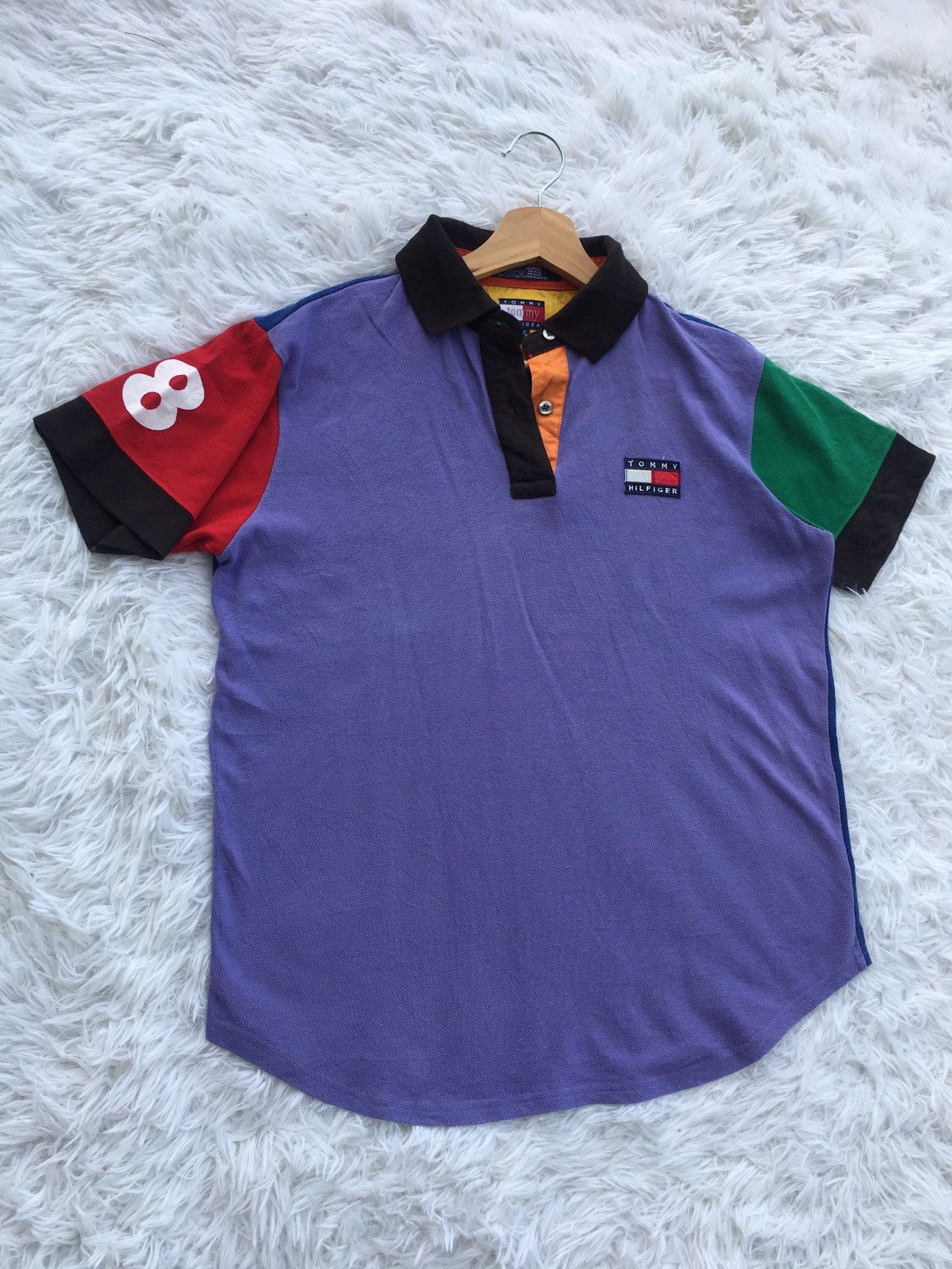 Tommy Hilfiger Rare Tommy Hilfiger Polo Shirt in Multicolor Size US M / EU 48-50 / 2 - 3 Thumbnail