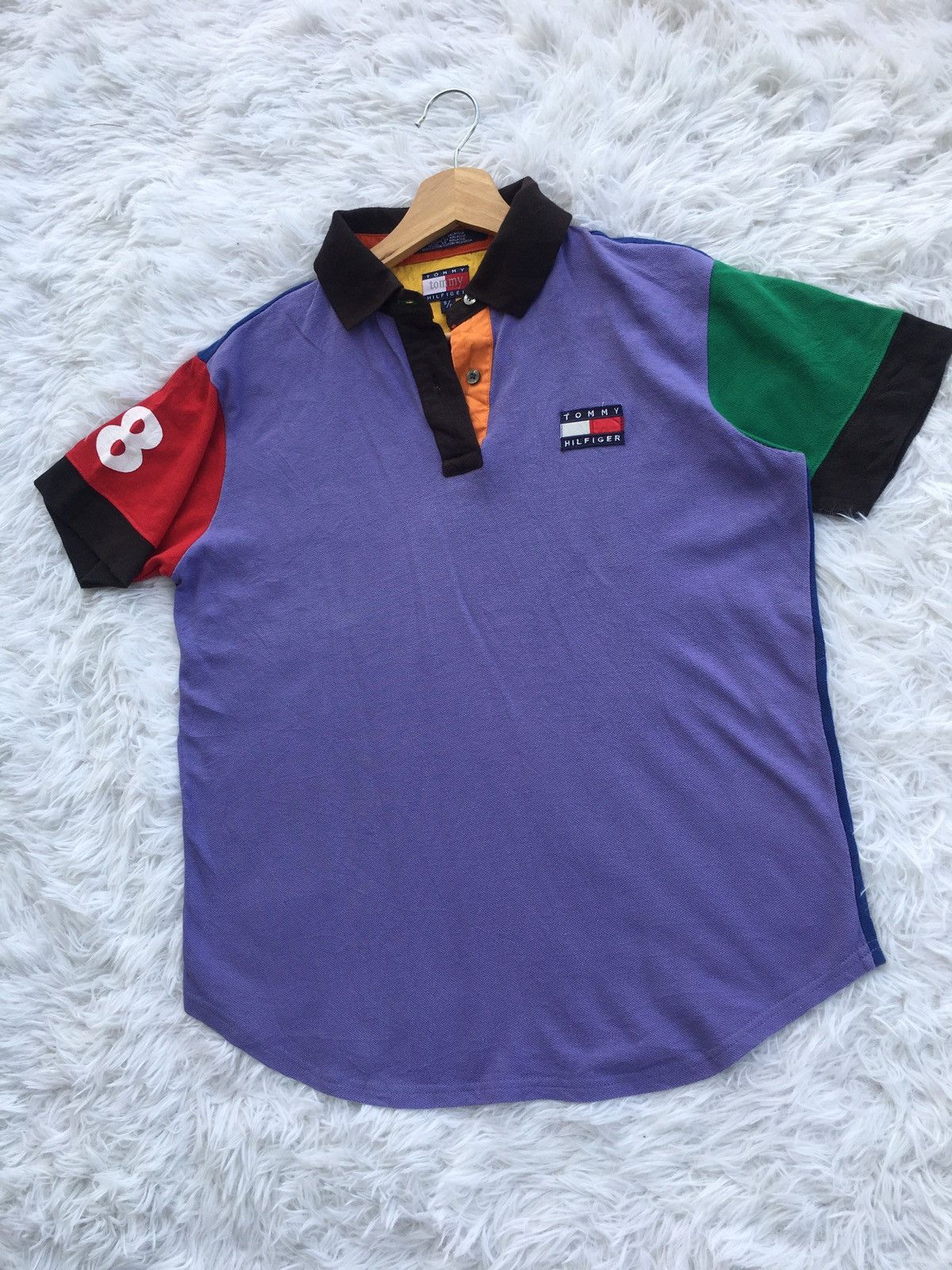 Tommy Hilfiger Rare Tommy Hilfiger Polo Shirt in Multicolor Size US M / EU 48-50 / 2 - 4 Thumbnail