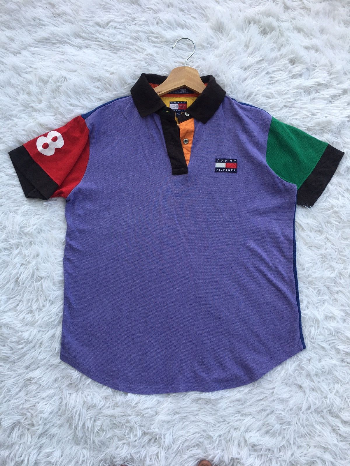 Tommy Hilfiger Rare Tommy Hilfiger Polo Shirt in Multicolor Size US M / EU 48-50 / 2 - 2 Thumbnail