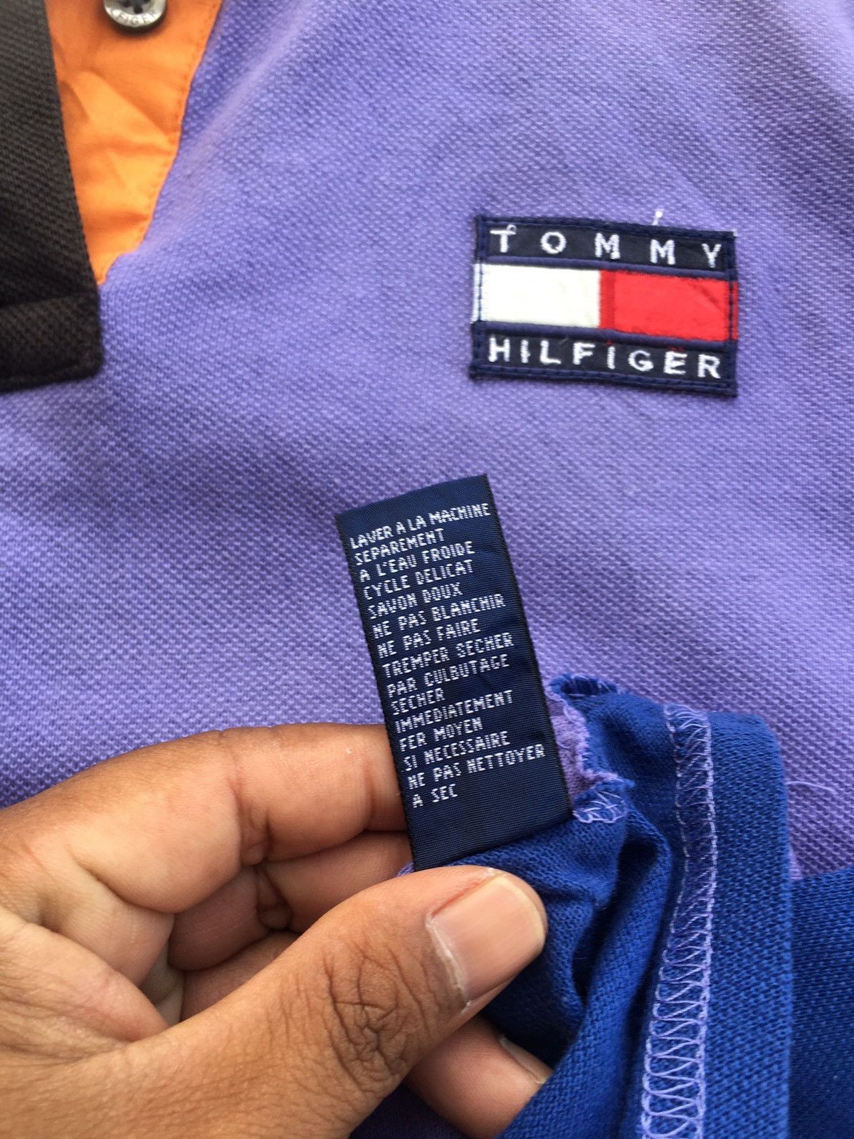 Tommy Hilfiger Rare Tommy Hilfiger Polo Shirt in Multicolor Size US M / EU 48-50 / 2 - 8 Thumbnail