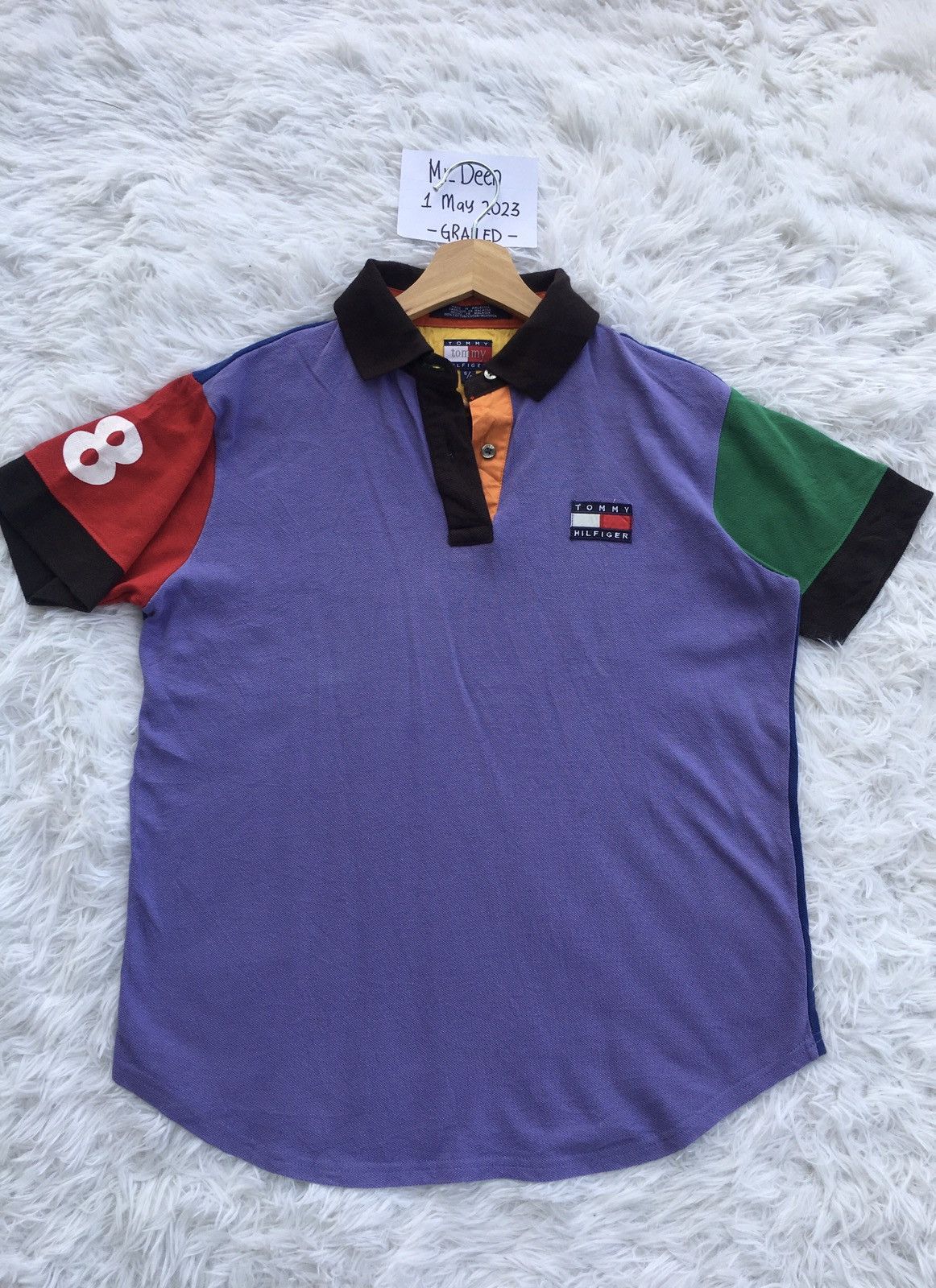 Tommy Hilfiger Rare Tommy Hilfiger Polo Shirt in Multicolor Size US M / EU 48-50 / 2 - 1 Thumbnail