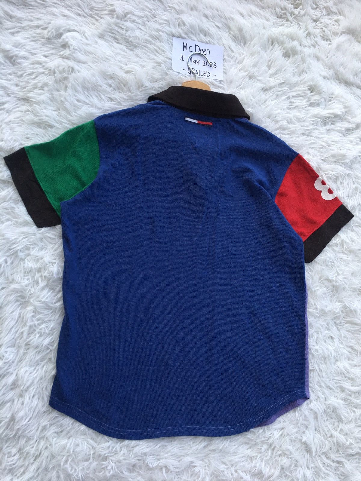Tommy Hilfiger Rare Tommy Hilfiger Polo Shirt in Multicolor Size US M / EU 48-50 / 2 - 11 Thumbnail
