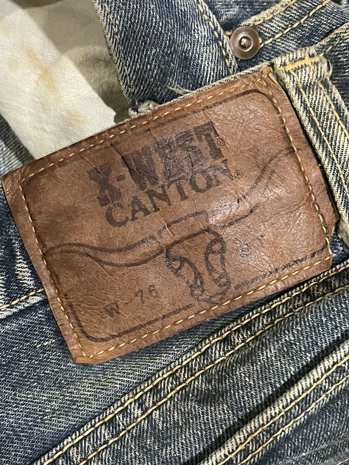 Vintage Vintage 60’s Canton X West Denim Size US 30 / EU 46 - 16 Thumbnail