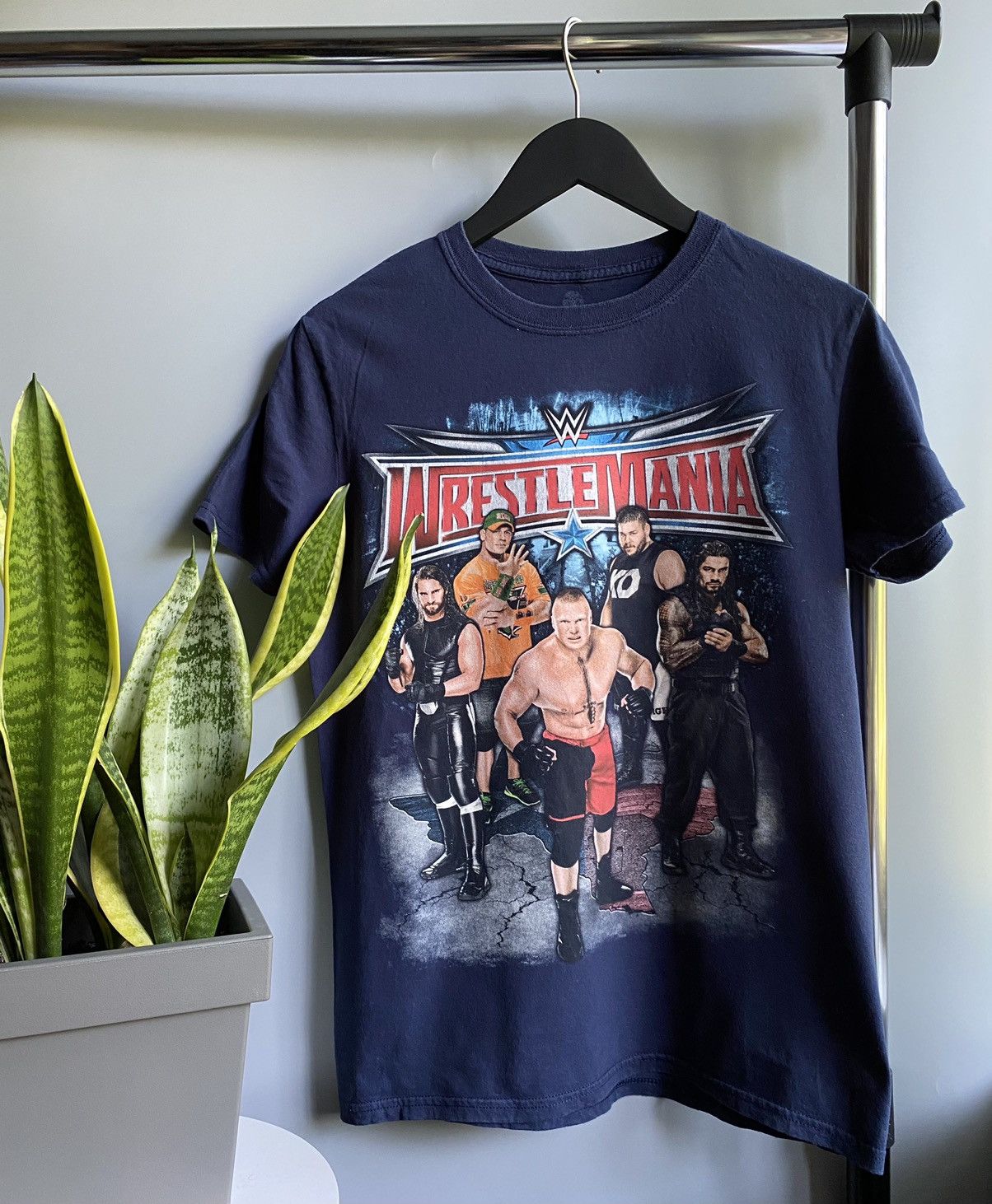 WWE Vintage 2016 WWE Wreslemania T Shirt Size US M / EU 48-50 / 2 - 2 Thumbnail