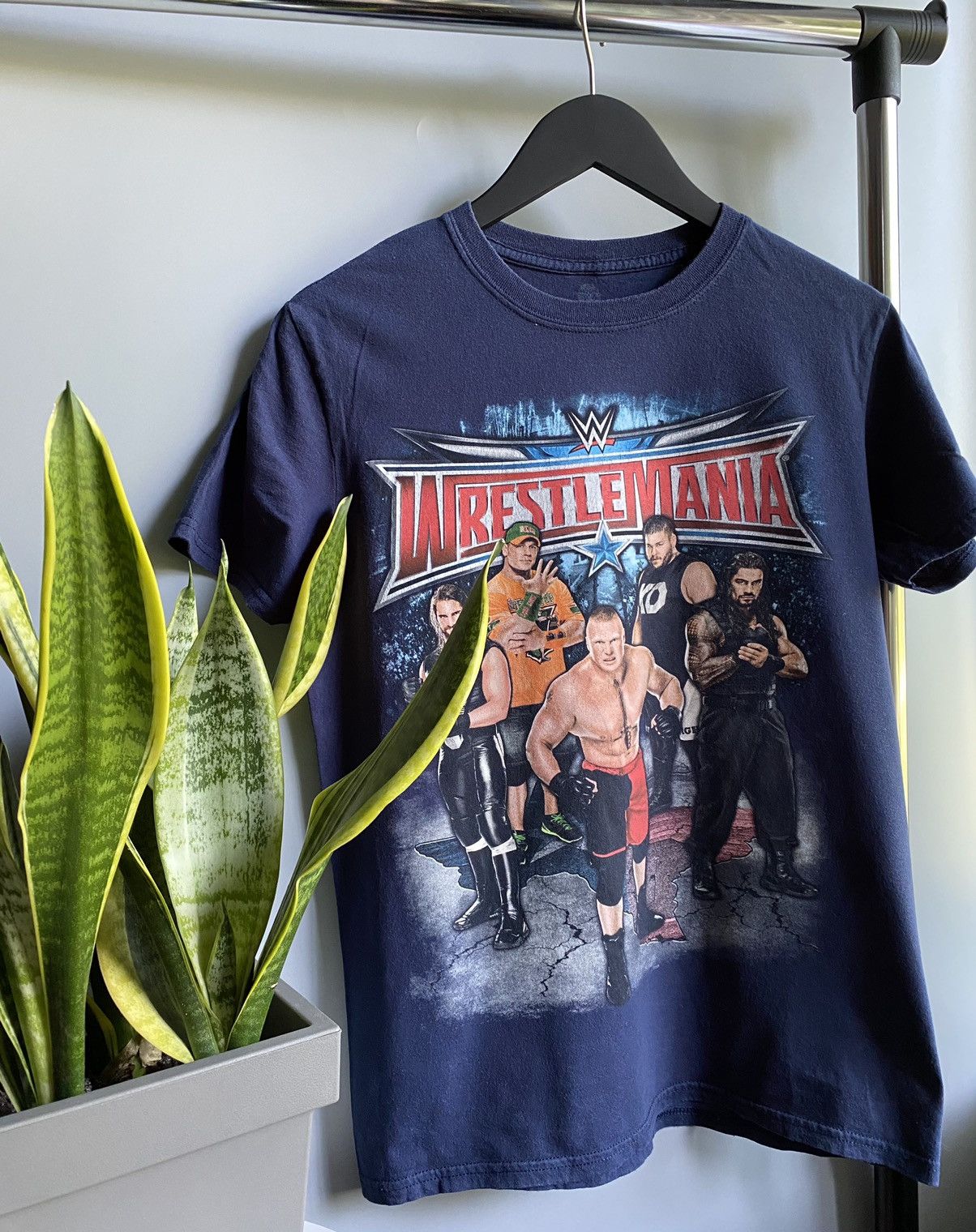 WWE Vintage 2016 WWE Wreslemania T Shirt Size US M / EU 48-50 / 2 - 3 Thumbnail
