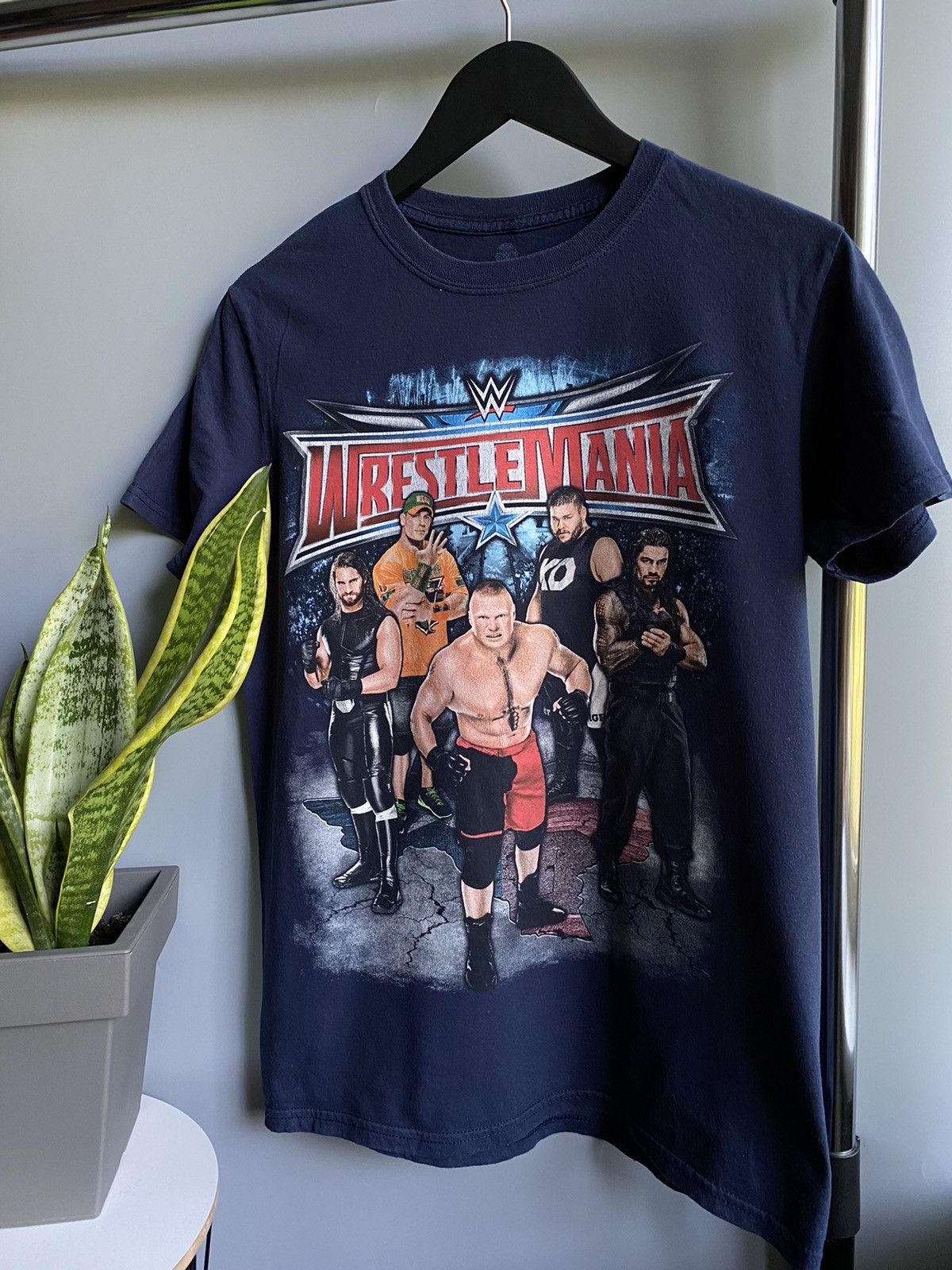WWE Vintage 2016 WWE Wreslemania T Shirt Size US M / EU 48-50 / 2 - 4 Thumbnail