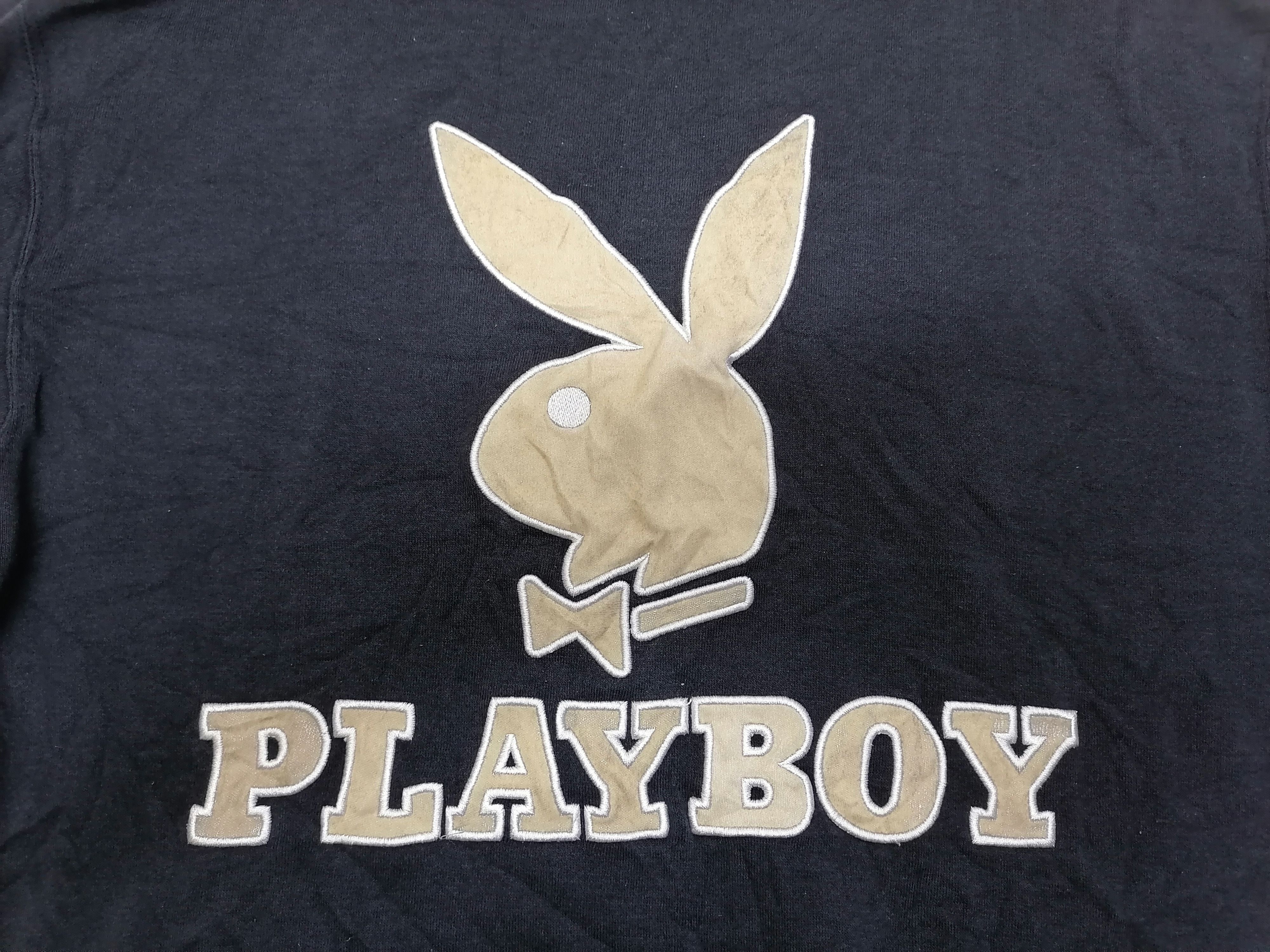 Playboy × Vintage Vintage 90s Playboy Embroidery Logo Sweatshirts Size US M / EU 48-50 / 2 - 2 Thumbnail