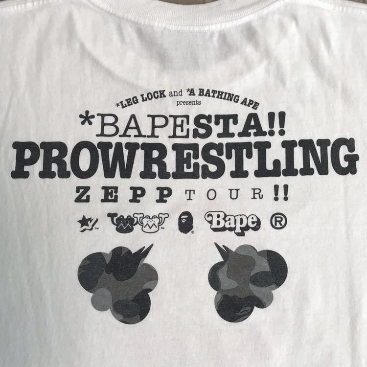 Bape × Nigo BAPE STA wrestling ZEPP TOUR venue limited T-shirt Size US L / EU 52-54 / 3 - 5 Thumbnail