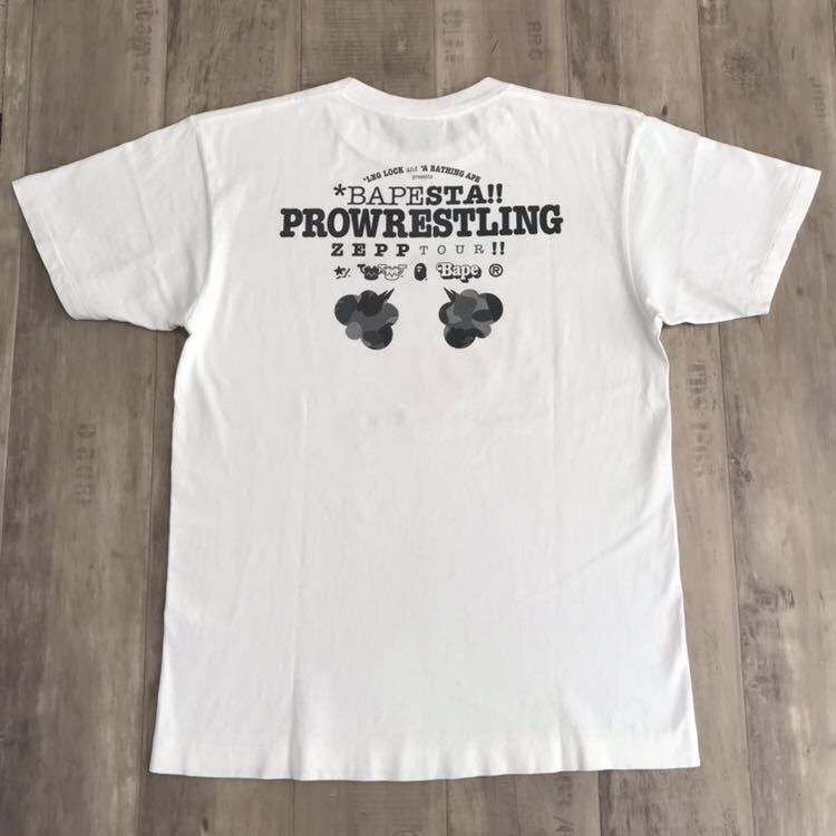 Bape × Nigo BAPE STA wrestling ZEPP TOUR venue limited T-shirt Size US L / EU 52-54 / 3 - 4 Thumbnail