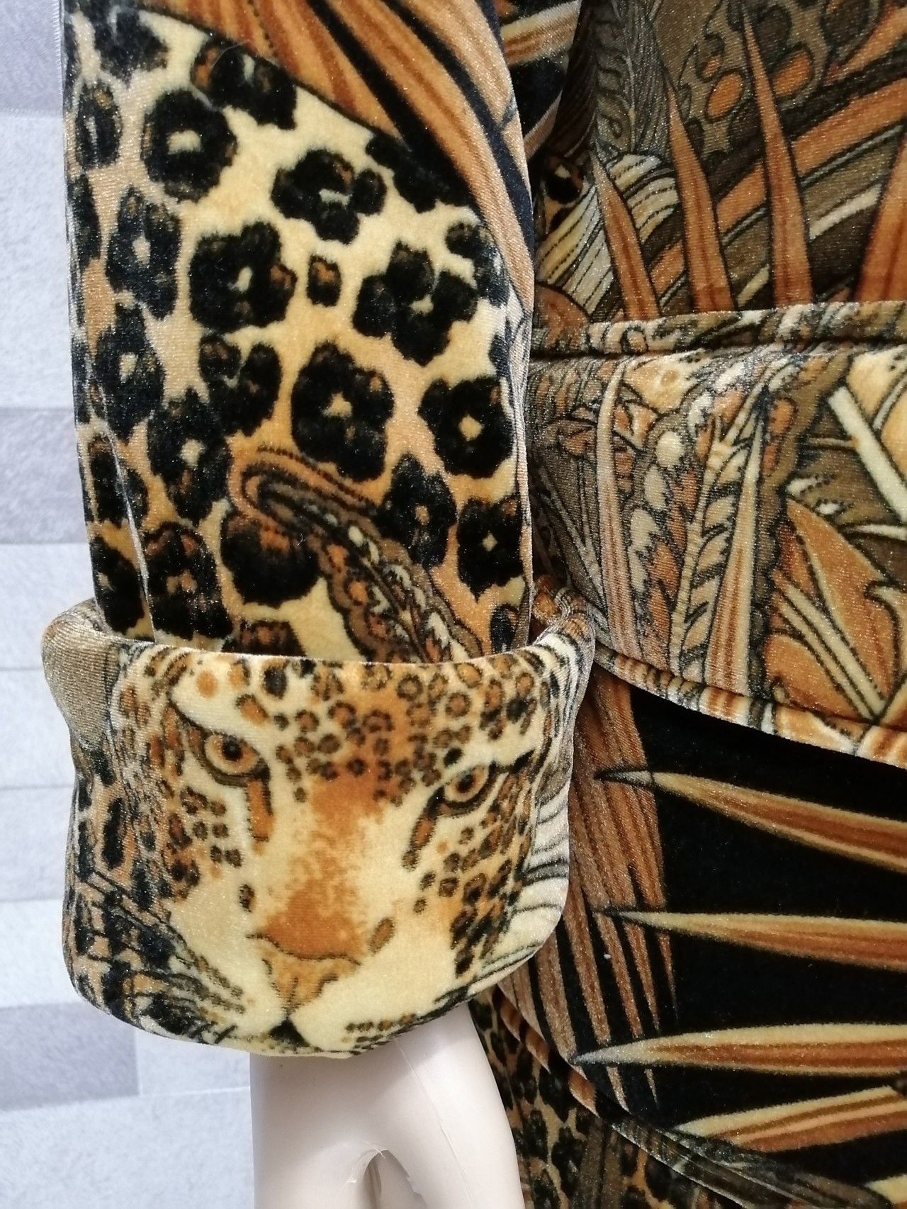 Japanese Brand ATELIER Full Print Leopard in Jungle Woman’s Winter Jacket Size US L / EU 52-54 / 3 - 4 Thumbnail
