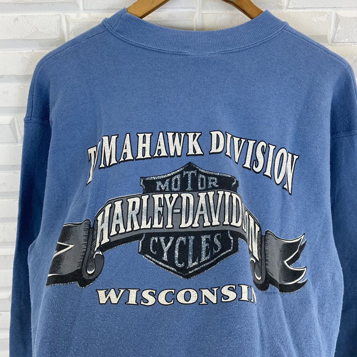 Harley Davidson × Vintage VINTAGE HARLEY DAVIDSON LEGENDARY THOUGH THE YEAR SWEATSHIRT Size US M / EU 48-50 / 2 - 8 Thumbnail