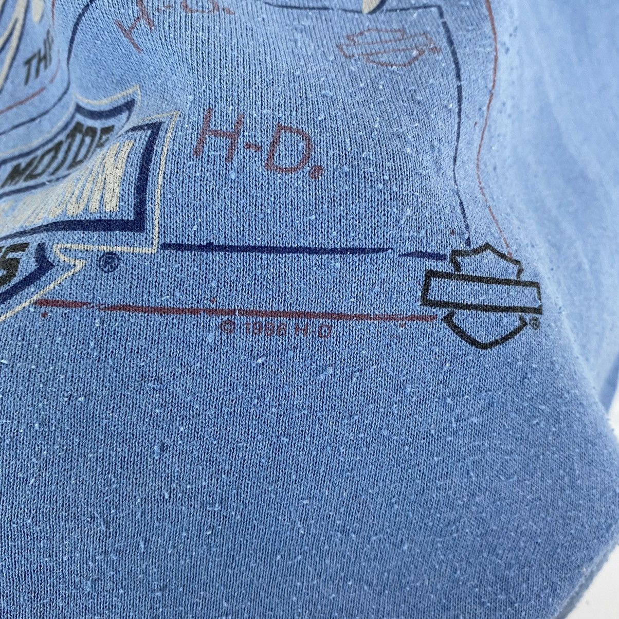 Harley Davidson × Vintage VINTAGE HARLEY DAVIDSON LEGENDARY THOUGH THE YEAR SWEATSHIRT Size US M / EU 48-50 / 2 - 7 Thumbnail