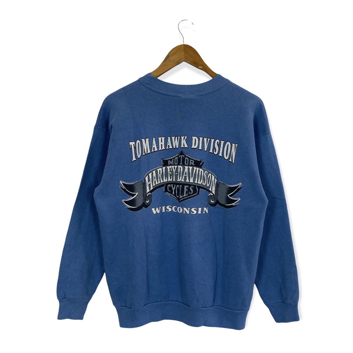 Harley Davidson × Vintage VINTAGE HARLEY DAVIDSON LEGENDARY THOUGH THE YEAR SWEATSHIRT Size US M / EU 48-50 / 2 - 2 Thumbnail