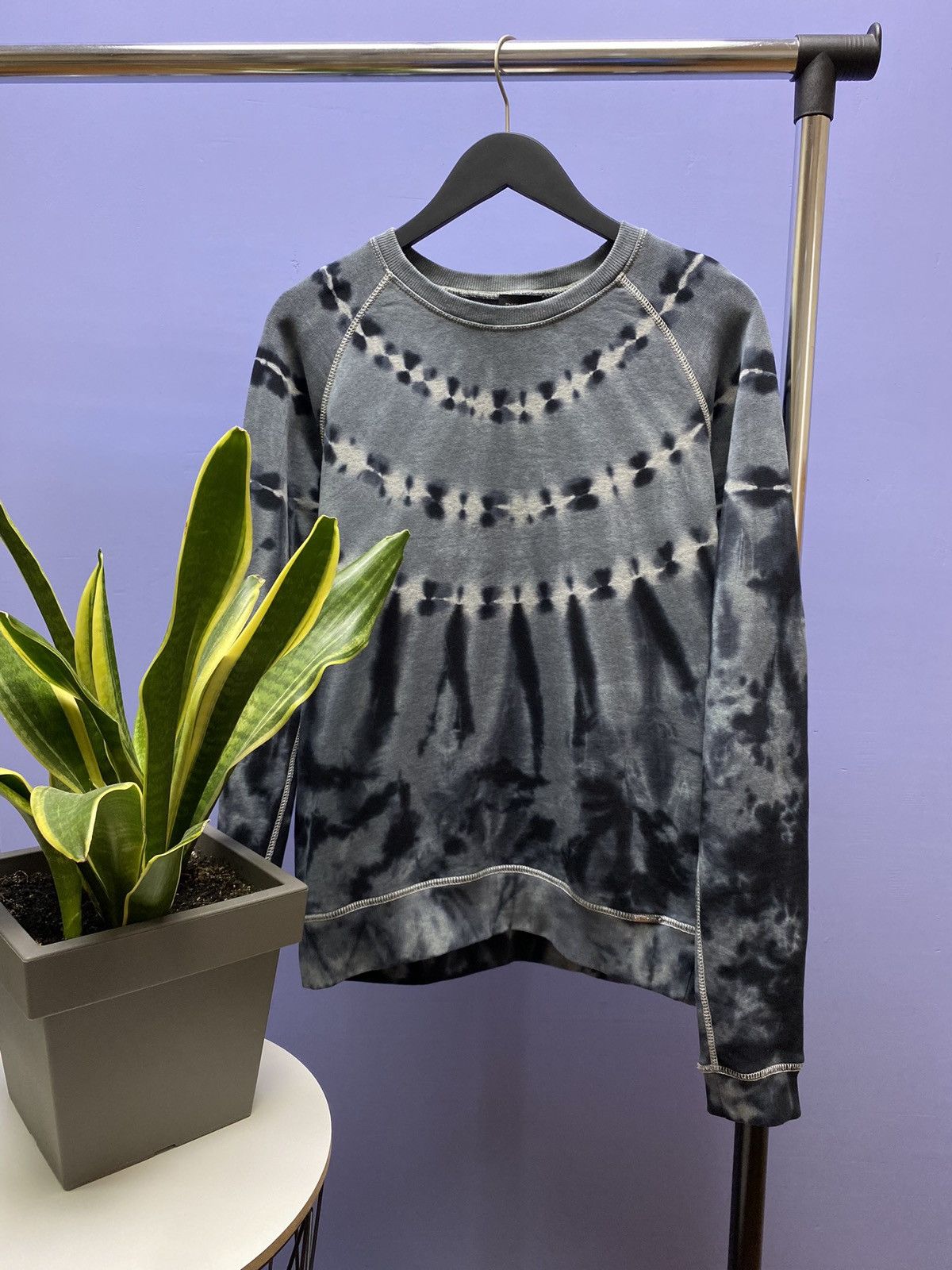 Diesel Tie Dye Sweatshirt Men’s Multicolour Styled Sweater M