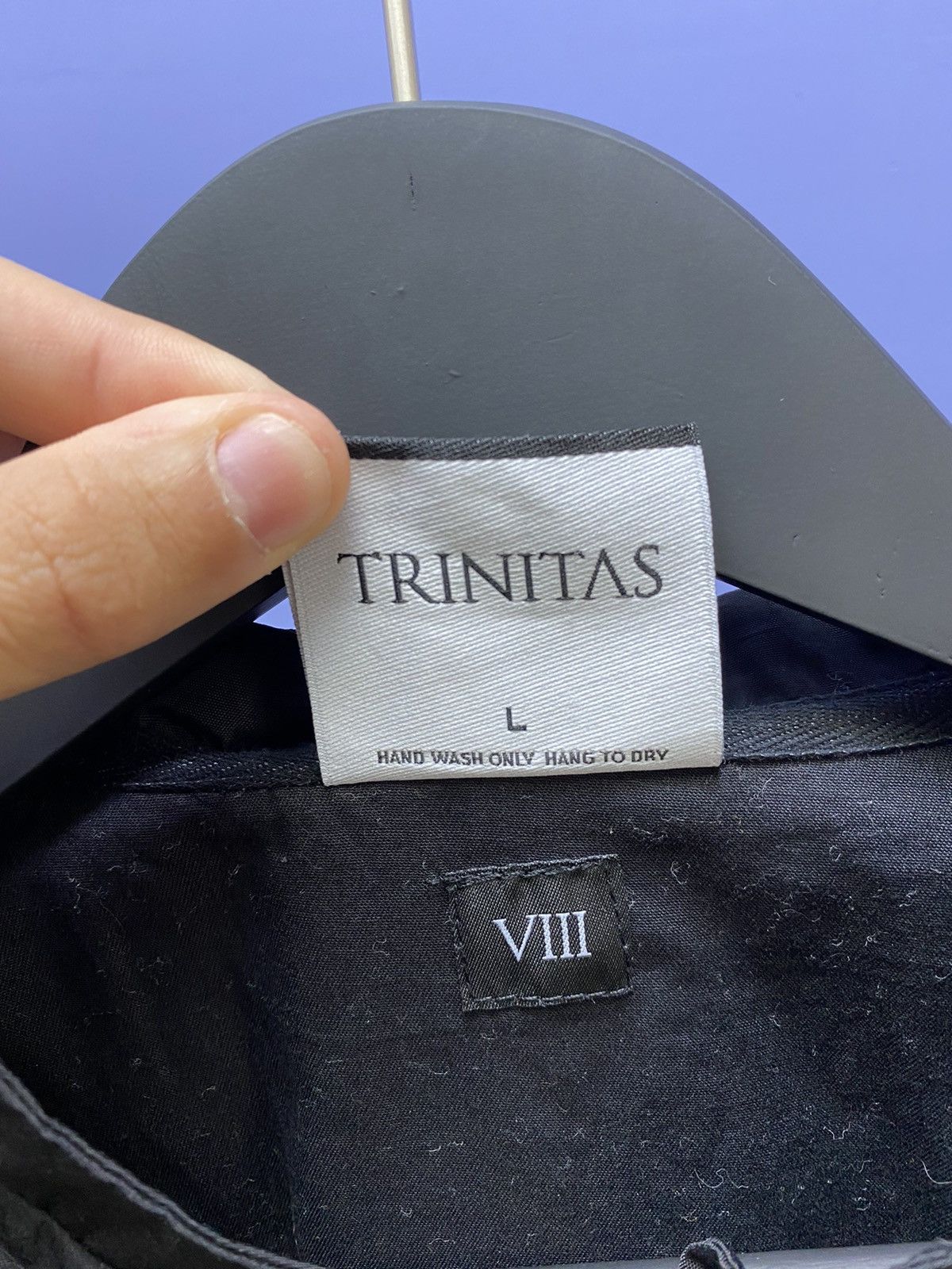 Japanese Brand Trinitas Black Lite Jacket Avant Garde If Six Was Nine Size US L / EU 52-54 / 3 - 9 Thumbnail