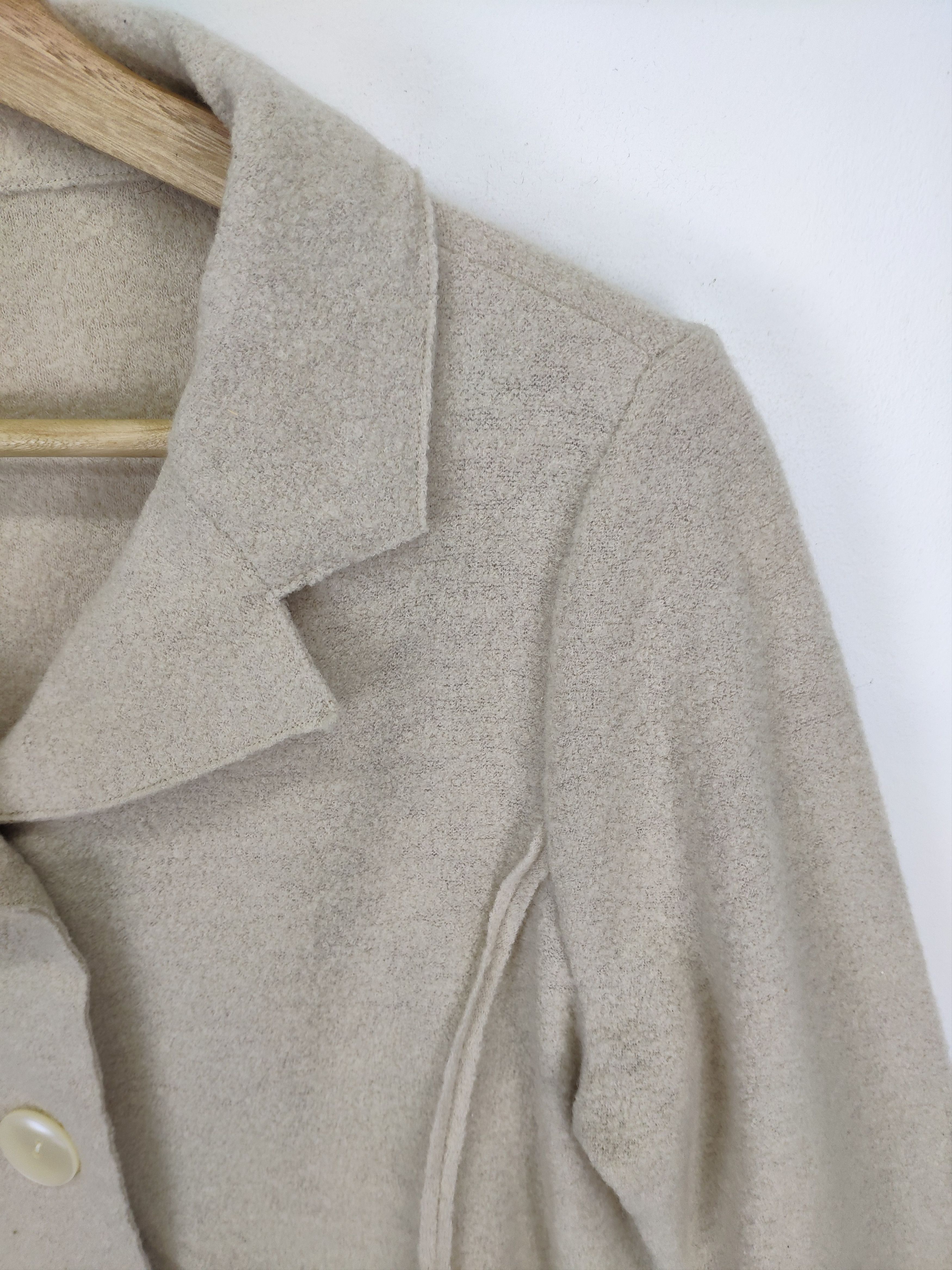 Designer × Japanese Brand Vintage Wool Cardigan Tweed Jacket by Premura Size M / US 6-8 / IT 42-44 - 10 Thumbnail