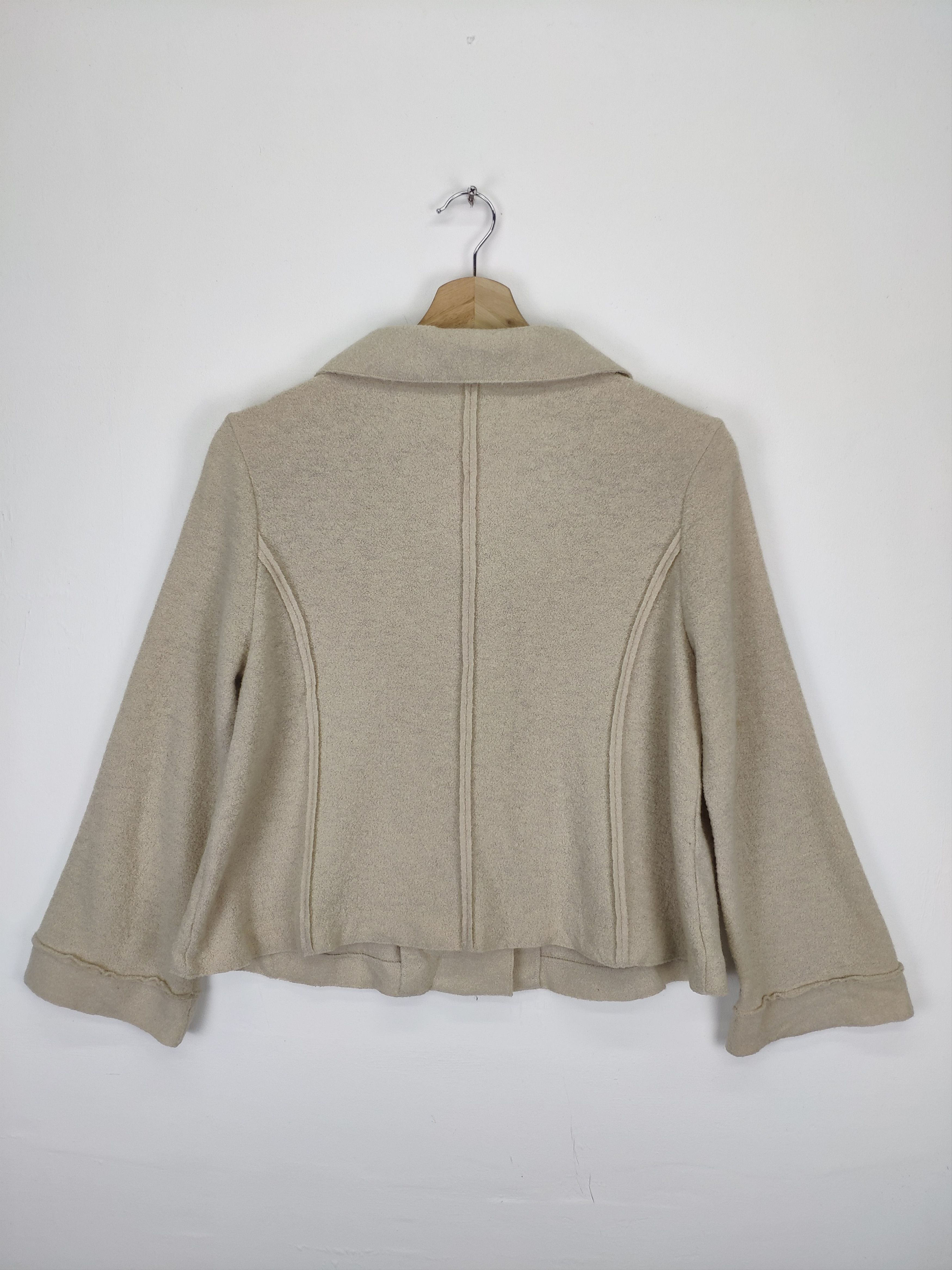 Designer × Japanese Brand Vintage Wool Cardigan Tweed Jacket by Premura Size M / US 6-8 / IT 42-44 - 15 Thumbnail