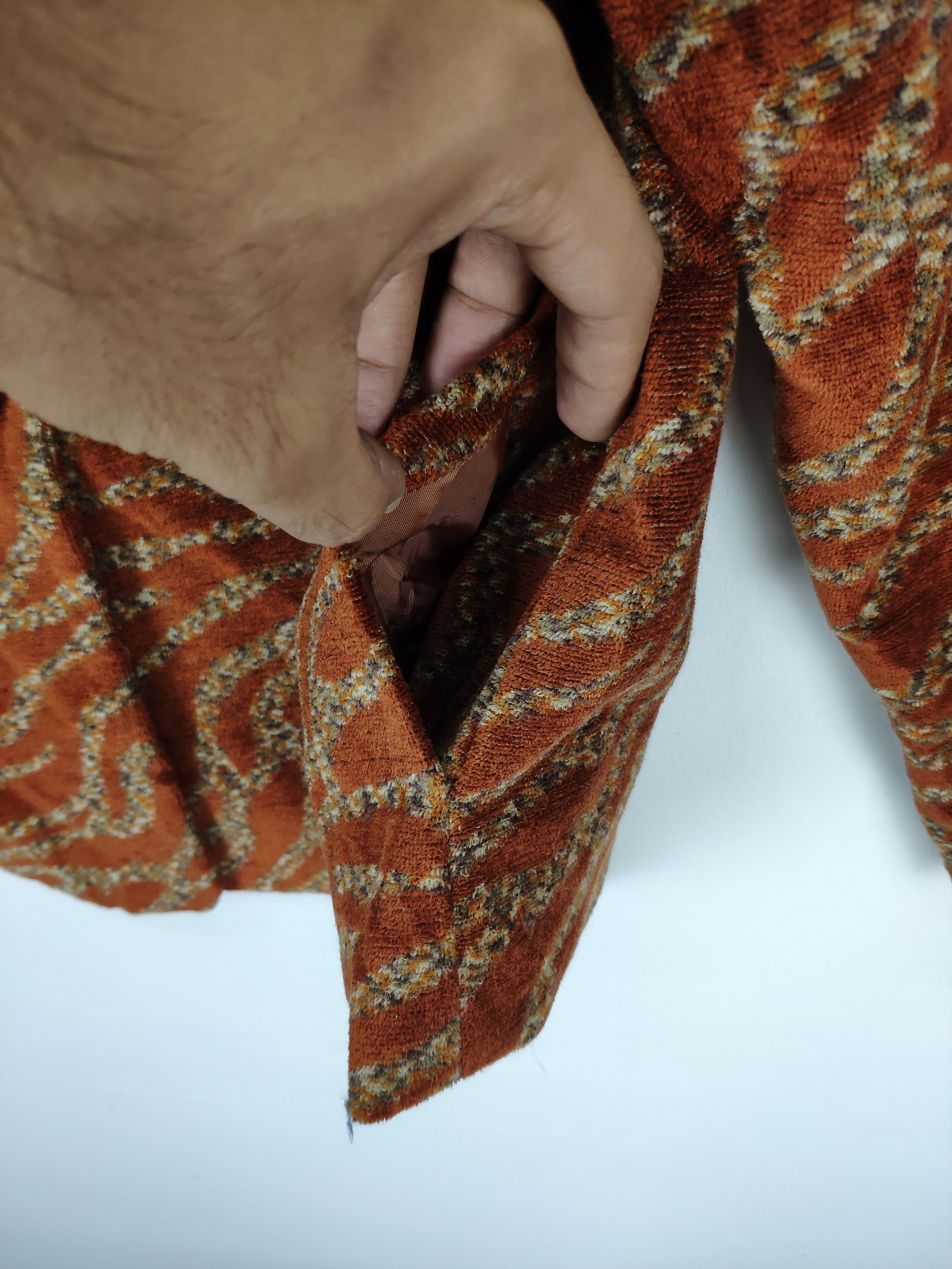 Designer × Japanese Brand Vintage Wool Cardigan Jacket Fullprint Size M / US 6-8 / IT 42-44 - 8 Thumbnail
