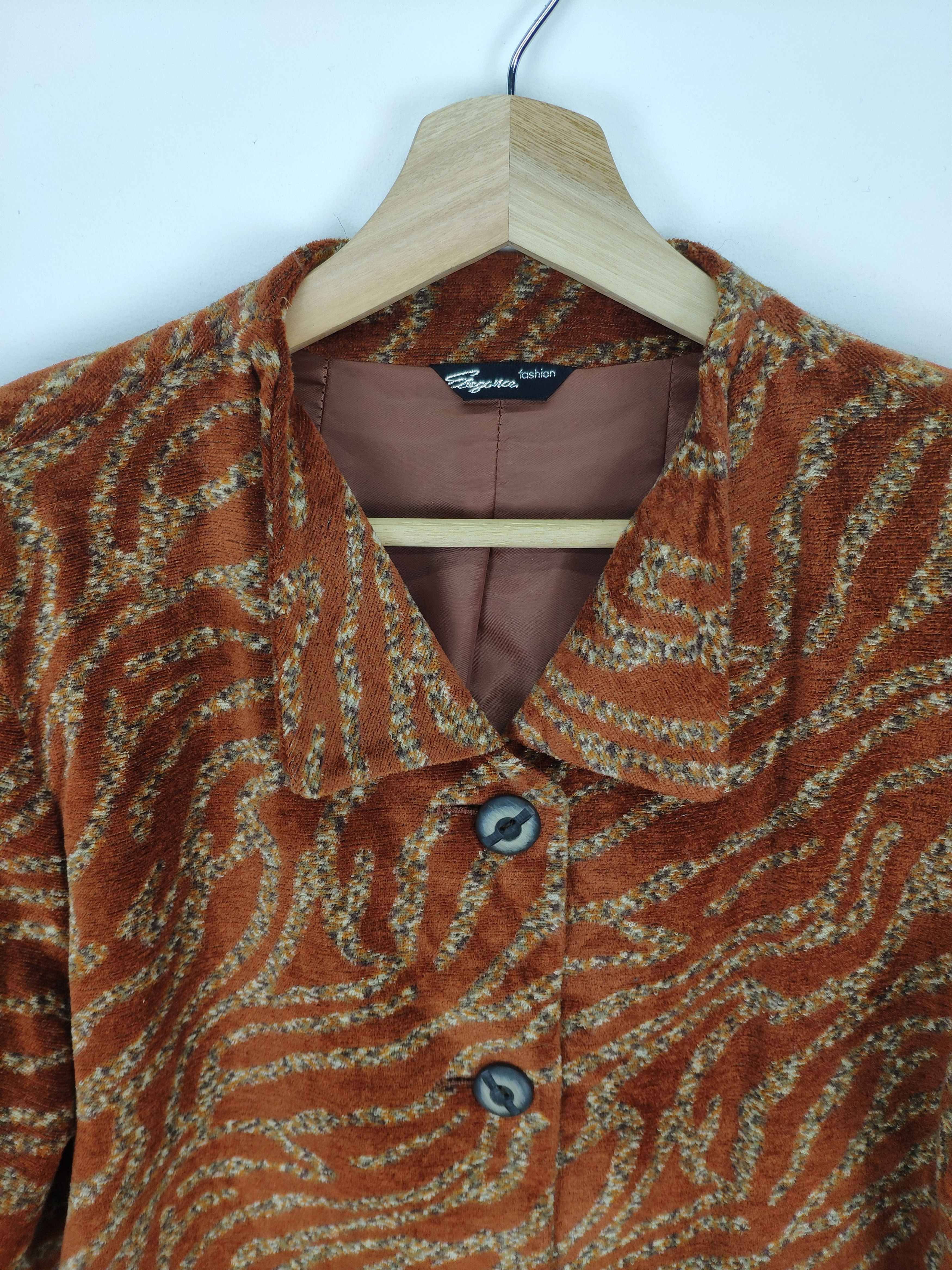 Designer × Japanese Brand Vintage Wool Cardigan Jacket Fullprint Size M / US 6-8 / IT 42-44 - 7 Thumbnail