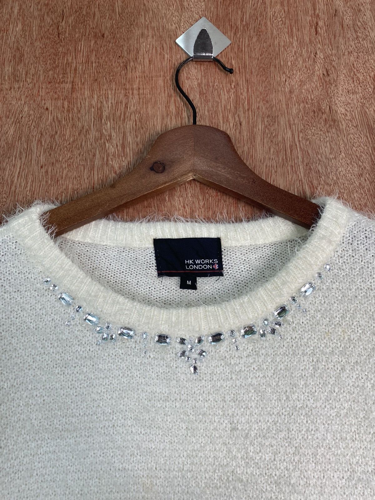 Homespun Knitwear DL Hk Work London Shag Shaggy Fur Mohair Knitwear #B623 Size US M / EU 48-50 / 2 - 8 Thumbnail