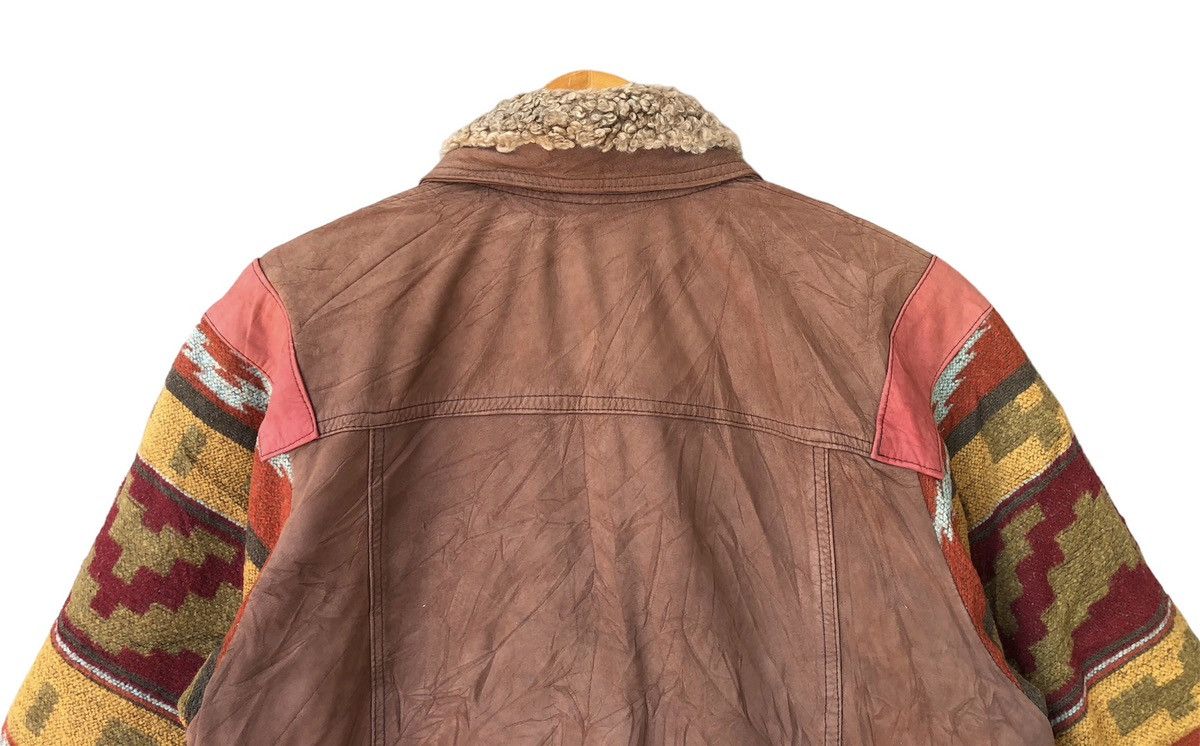 Leather Vintage Otto Collection Mixed Navajo Leather Jacket Size US L / EU 52-54 / 3 - 11 Thumbnail