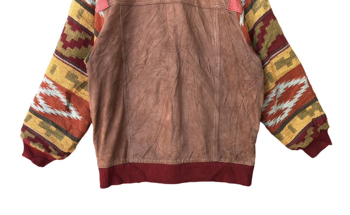 Leather Vintage Otto Collection Mixed Navajo Leather Jacket Size US L / EU 52-54 / 3 - 12 Thumbnail