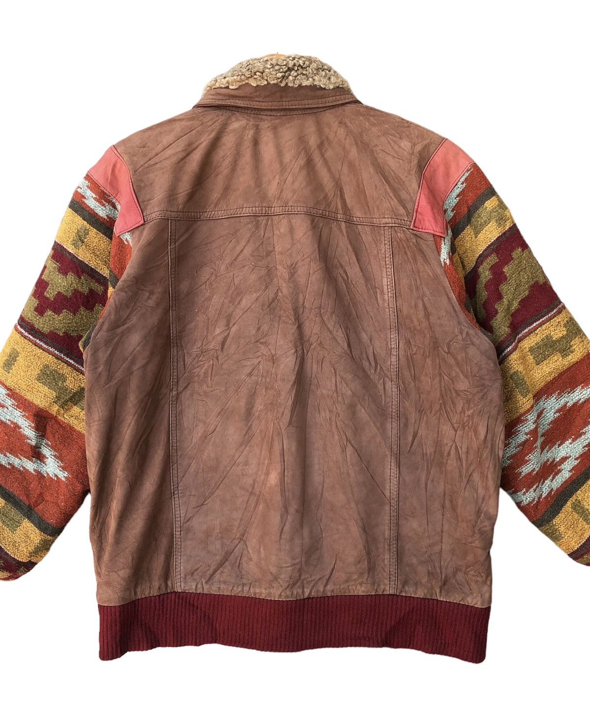 Leather Vintage Otto Collection Mixed Navajo Leather Jacket Size US L / EU 52-54 / 3 - 10 Thumbnail