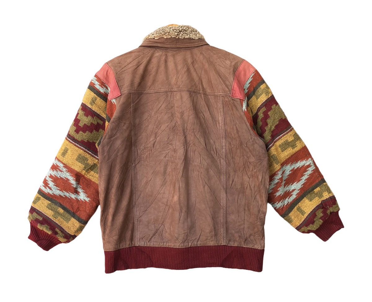 Leather Vintage Otto Collection Mixed Navajo Leather Jacket Size US L / EU 52-54 / 3 - 9 Thumbnail