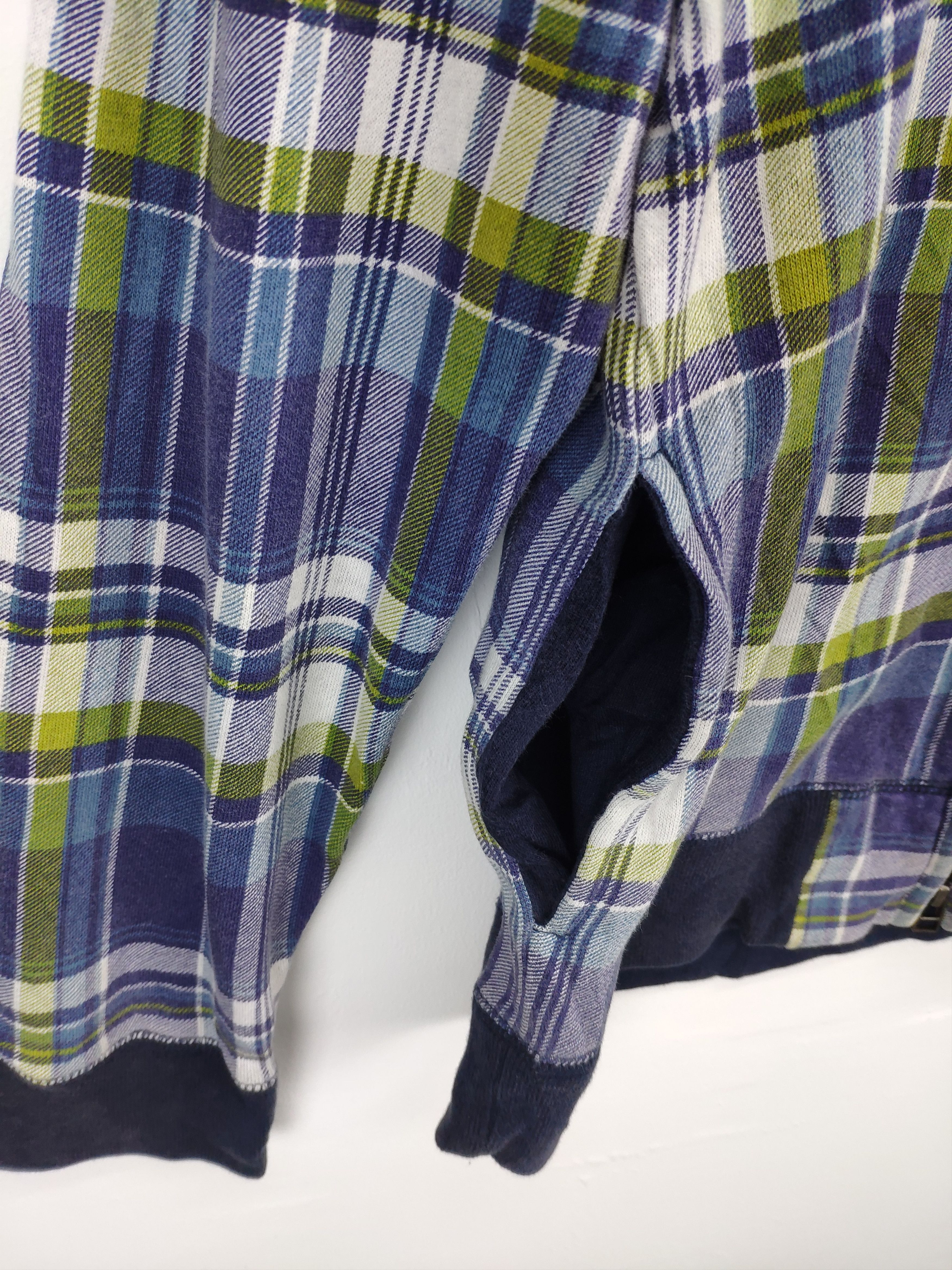 Japanese Brand × Vintage Vintage Tartan Hooded Jacket Zip Up Size US M / EU 48-50 / 2 - 10 Thumbnail