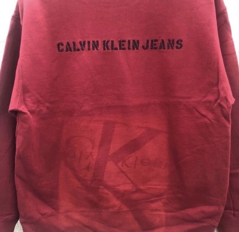 Calvin Klein Vintage 90s Calvin Klein Jeans Sweatshirt Size US M / EU 48-50 / 2 - 2 Thumbnail