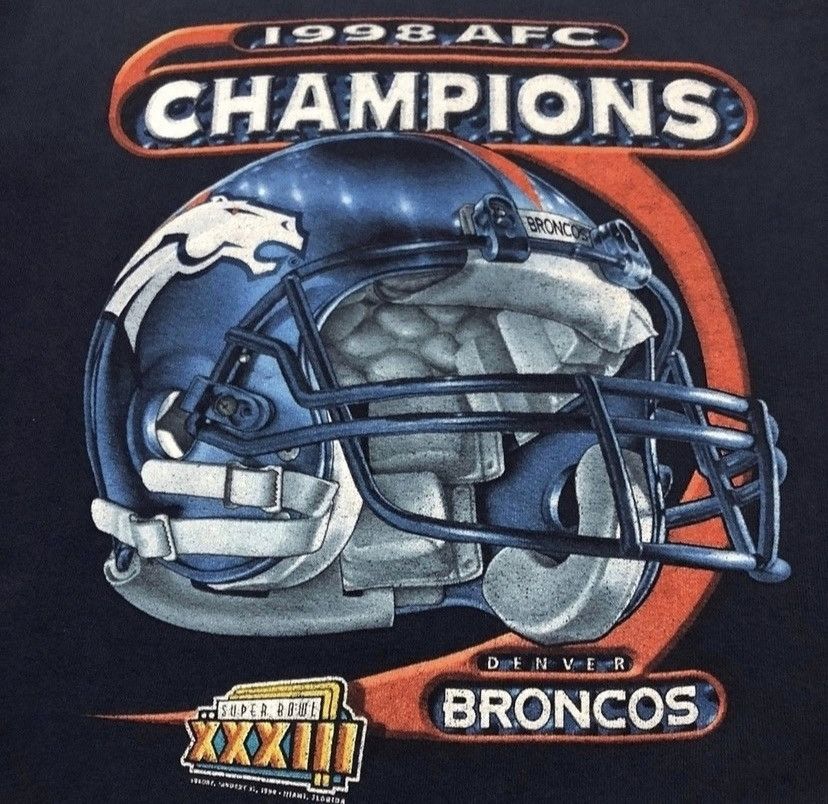 NFL Vintage 90s Denver Broncos NFL Pro Player sweatshirt Size US XL / EU 56 / 4 - 2 Thumbnail